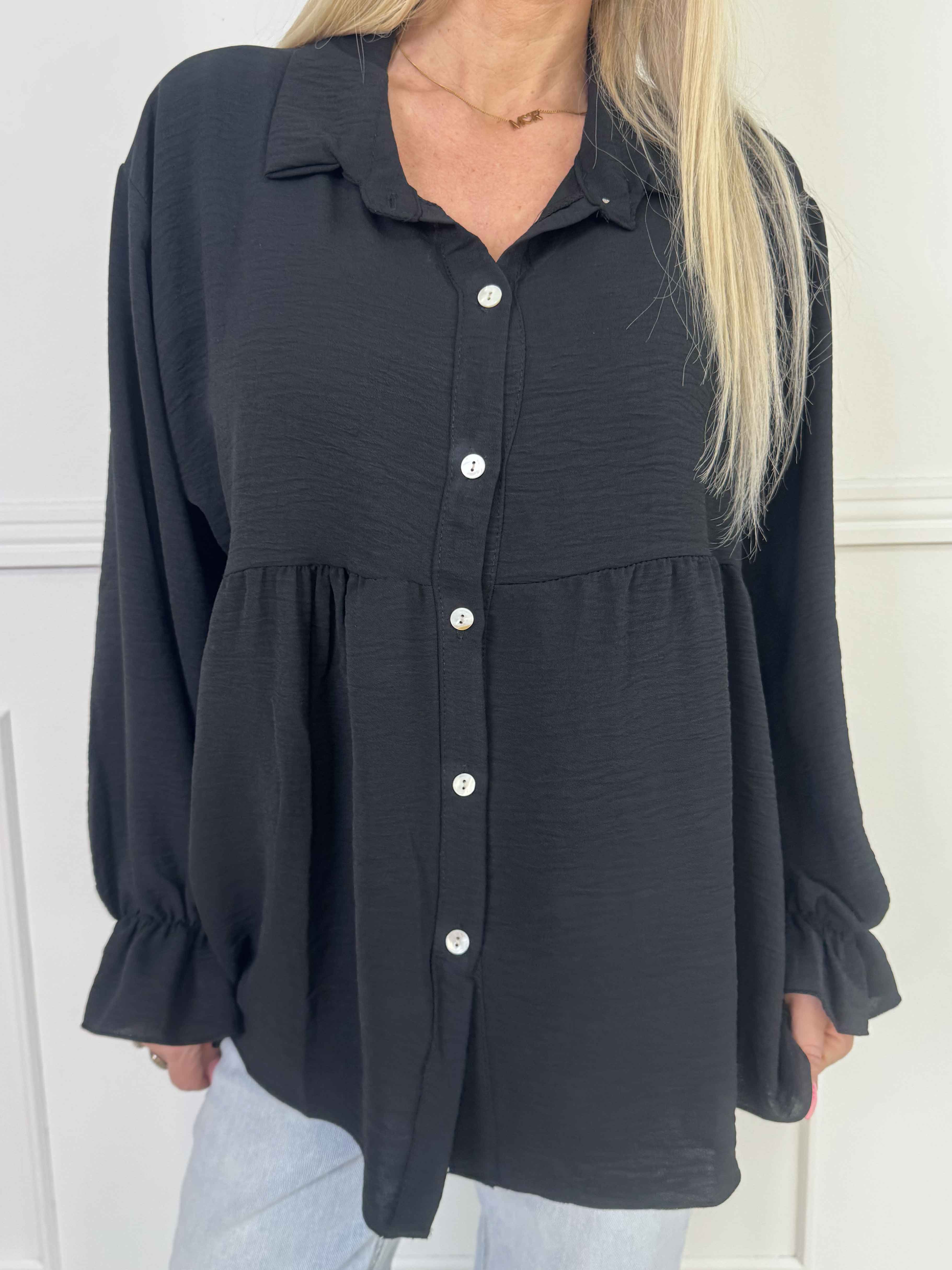 Smilla - Sød tunika i viskose med knapper