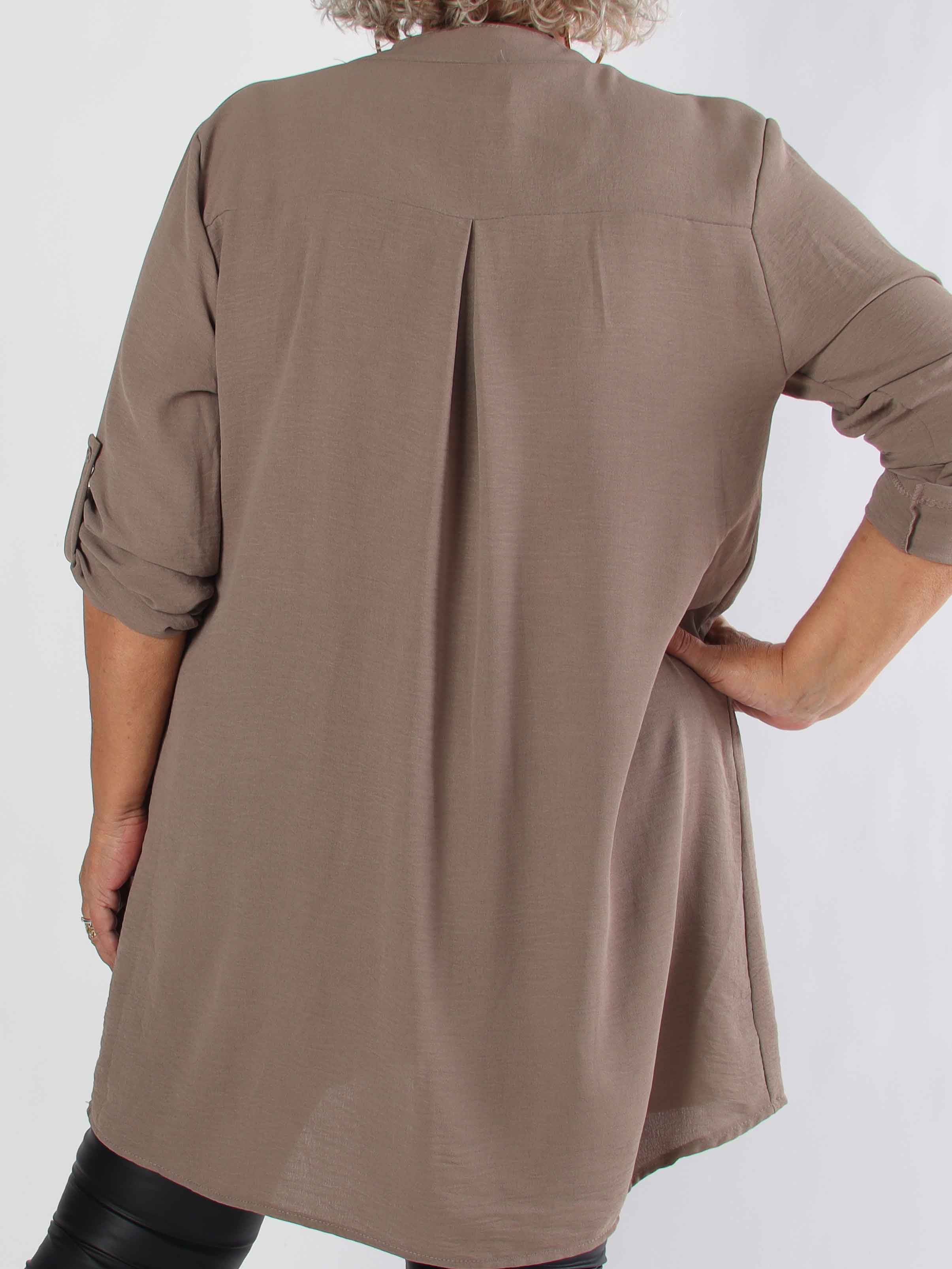Teresa - Plus size tunika med opsmøg