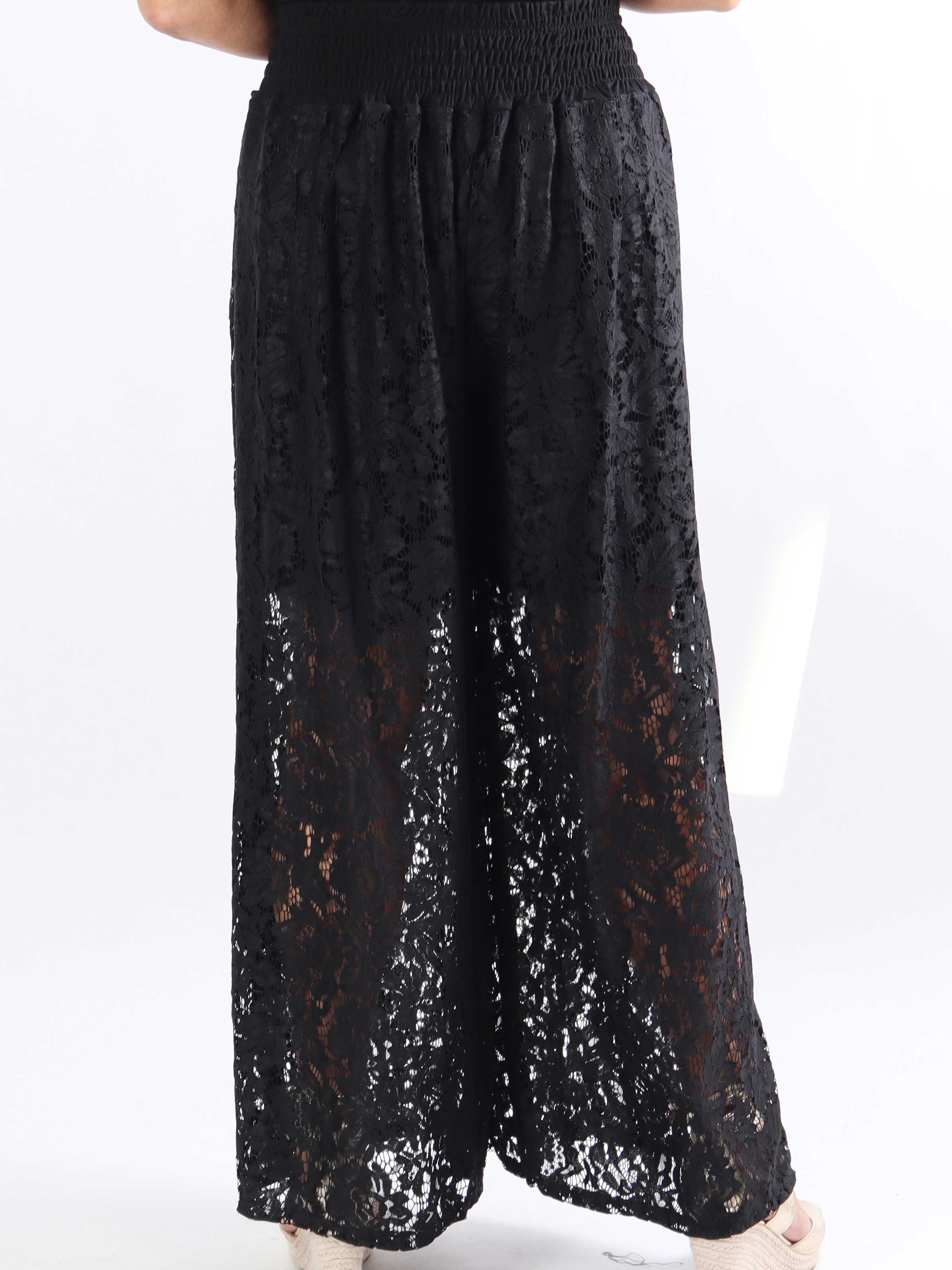 Valencia - Söta stretchiga spetsbyxor i plusstorlek