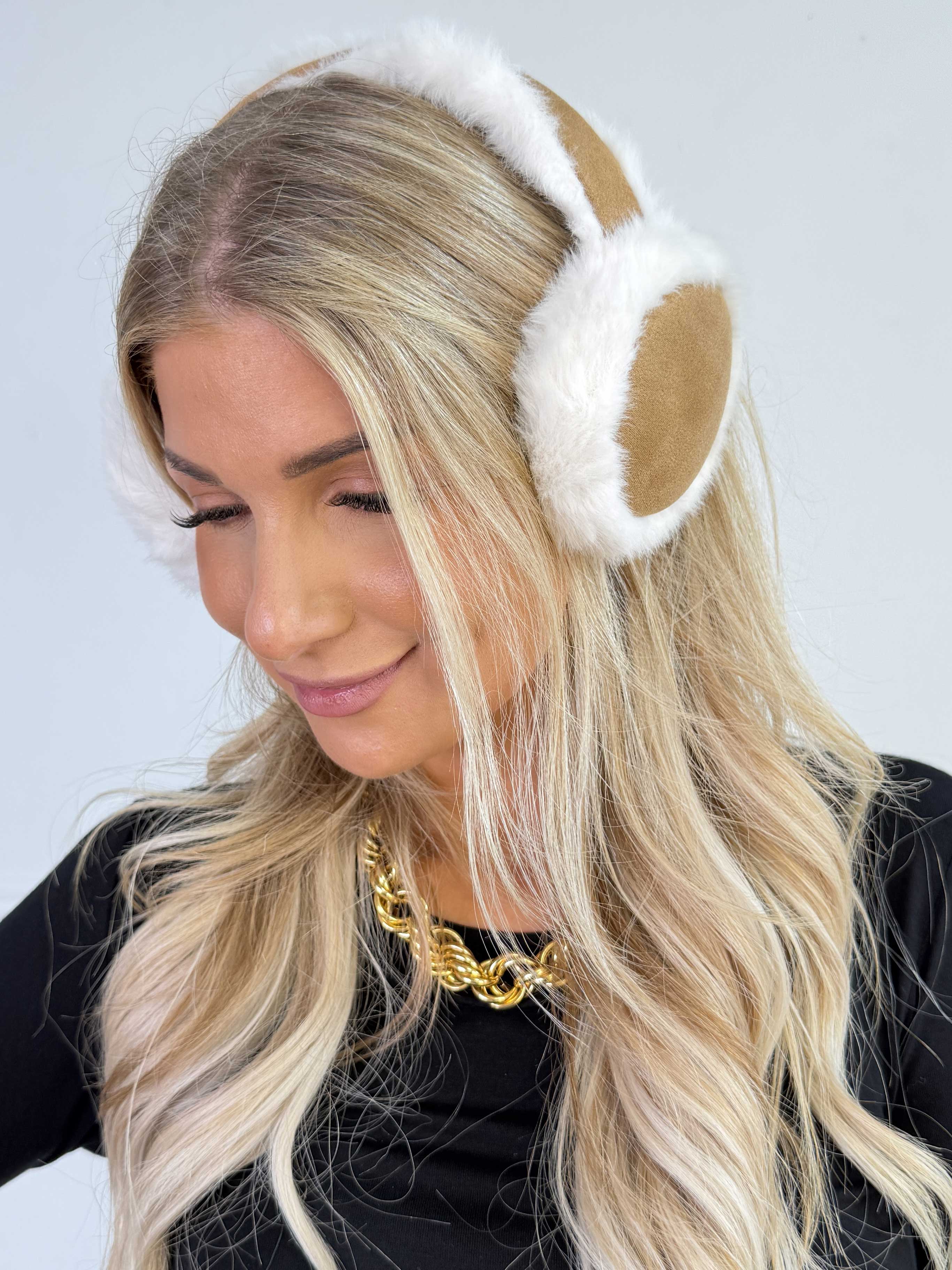 Zoe - Bløde og varme ørevarmere i lækker faux fur