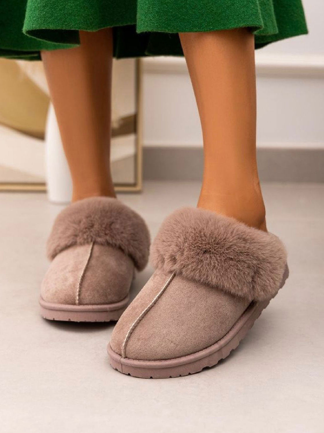 Amalie - tofflor med mjukt foder och rejäl sula