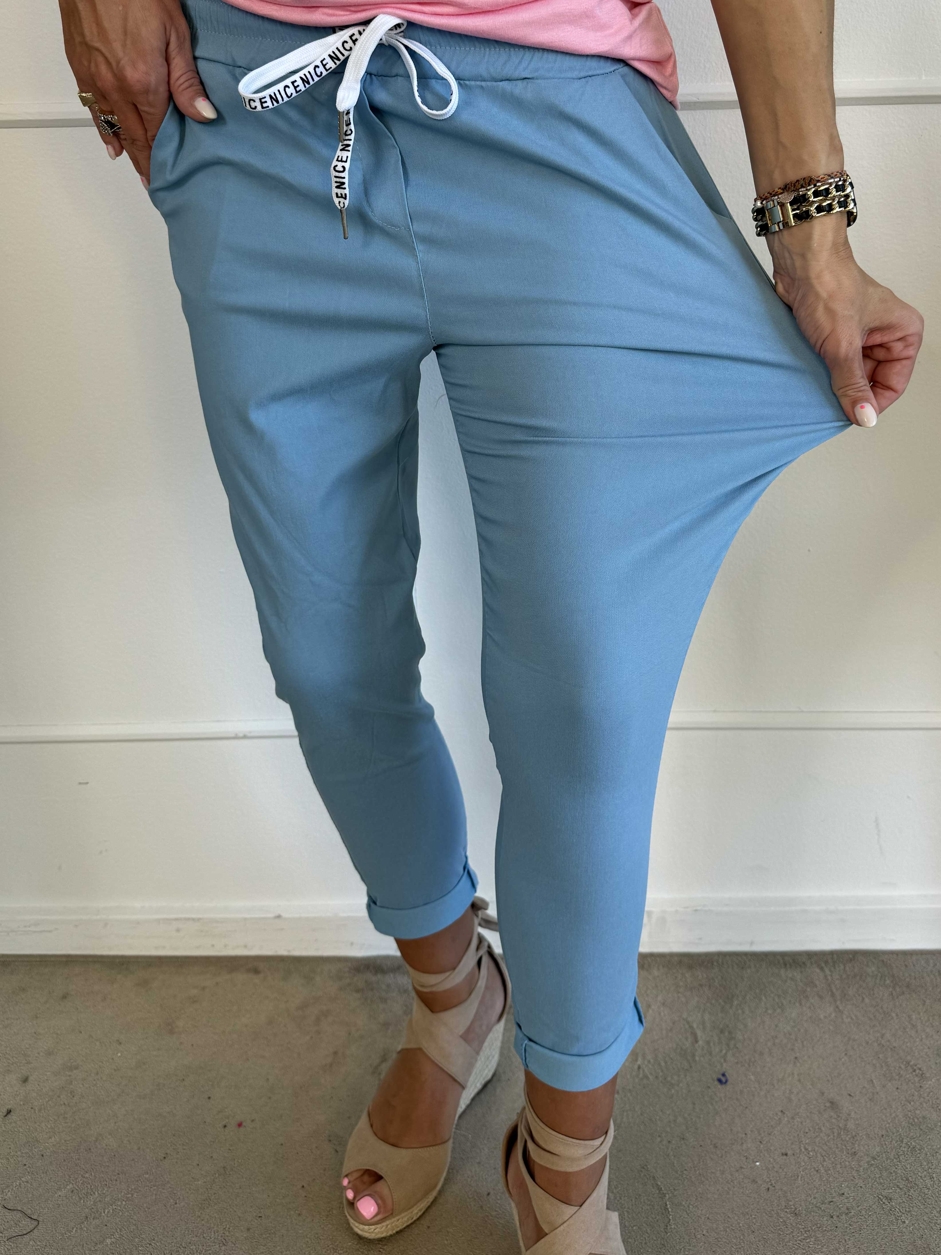 Antalya - Ankellånga byxor med resår i midjan