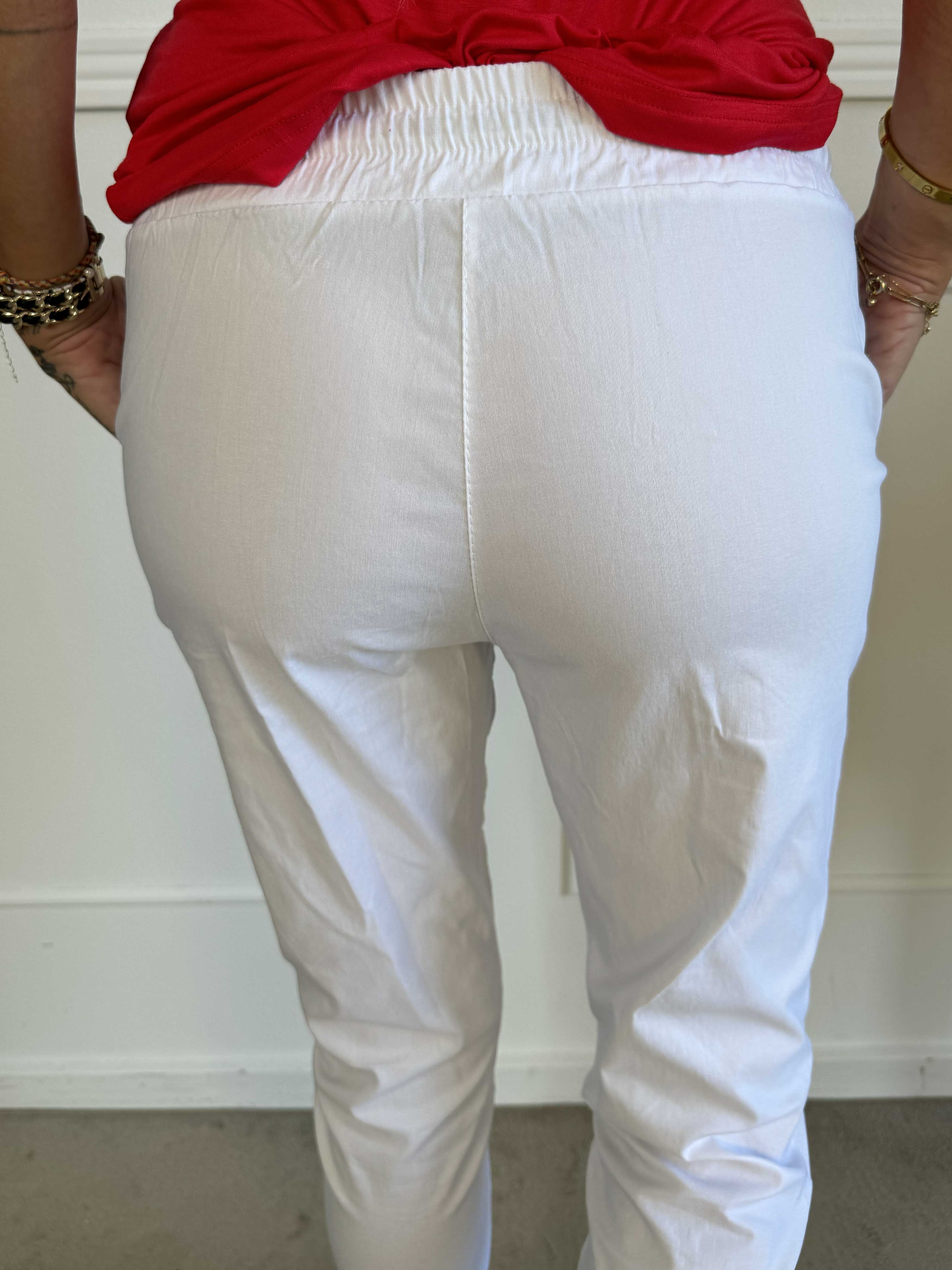 Antalya - Ankellånga byxor med resår i midjan