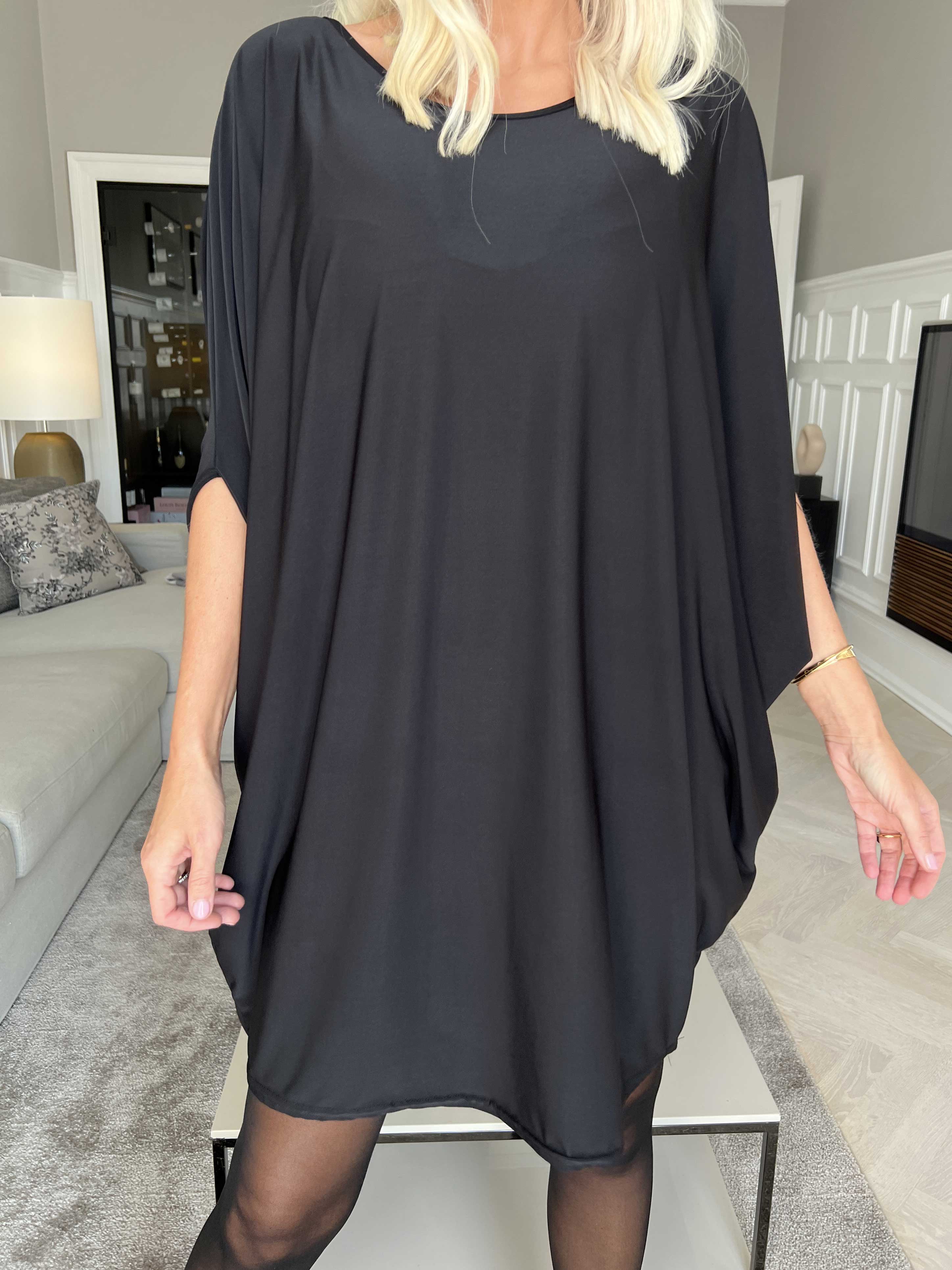 Arabella - Tunika i lös passform med fladdermusärmar