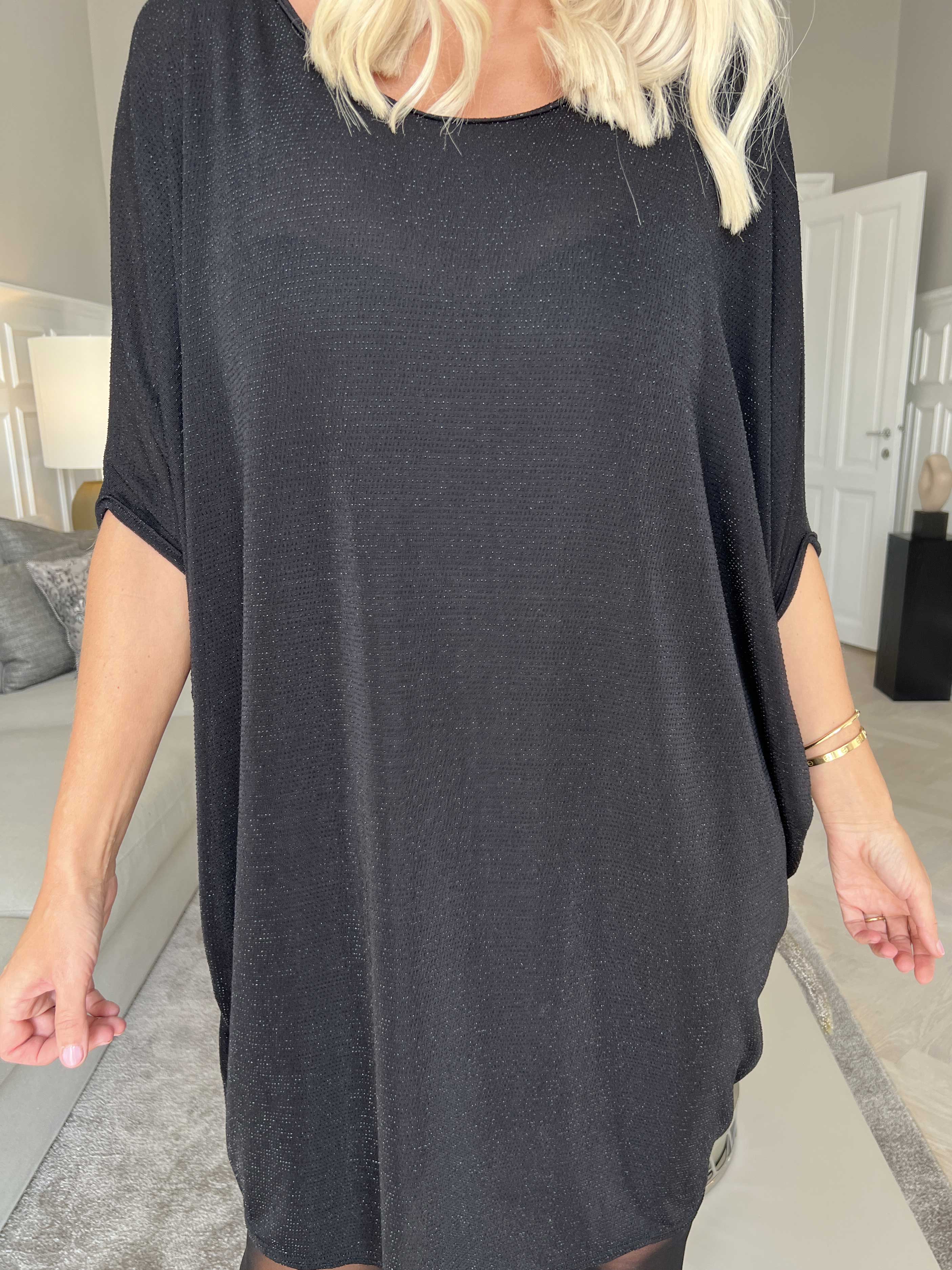 Arabella - Tunika i lös passform med fladdermusärmar