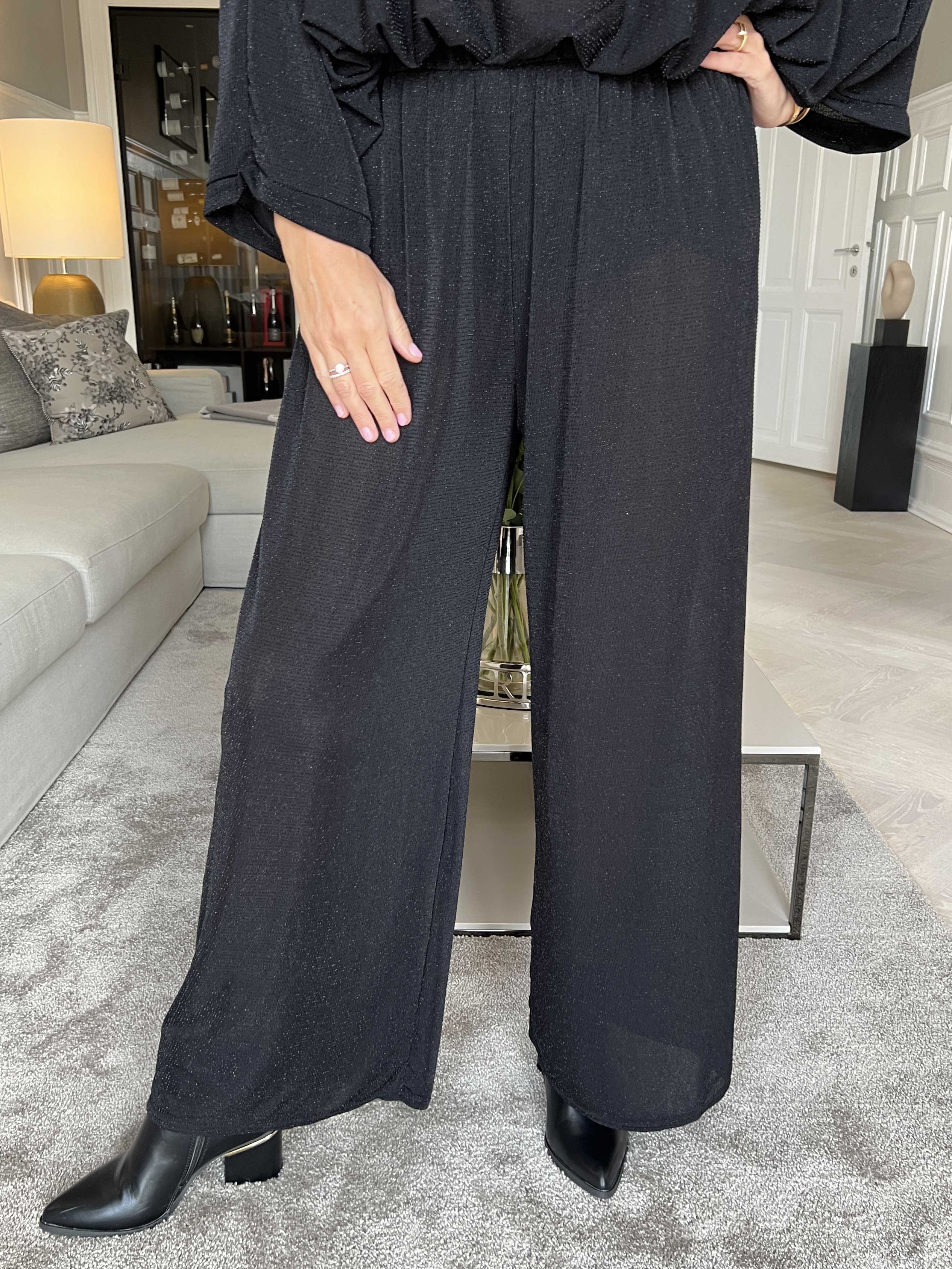 Augustina - Lösa elastiska byxor