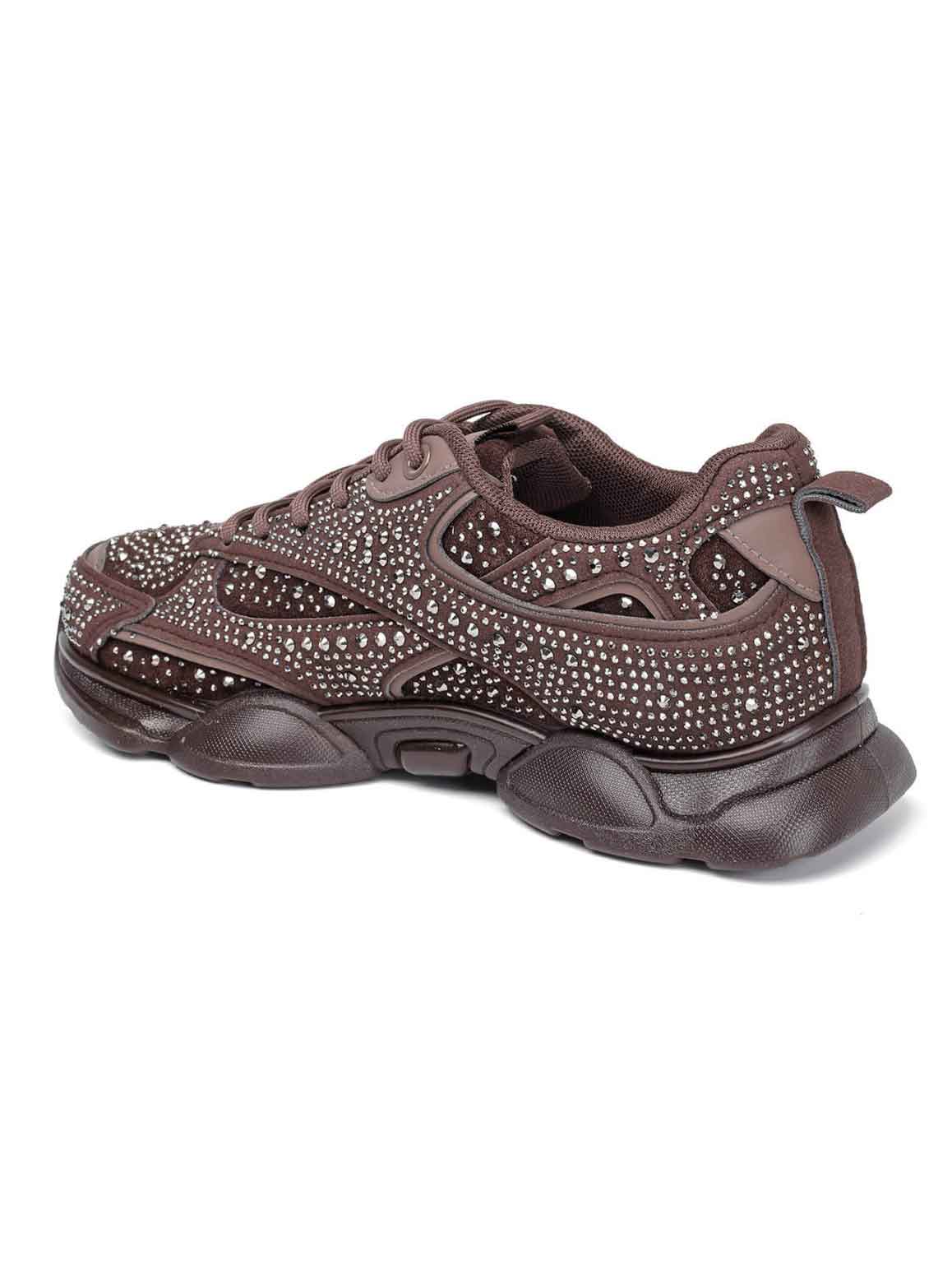 Matilda - Snygga sneakers dekorerade med glittrande strass