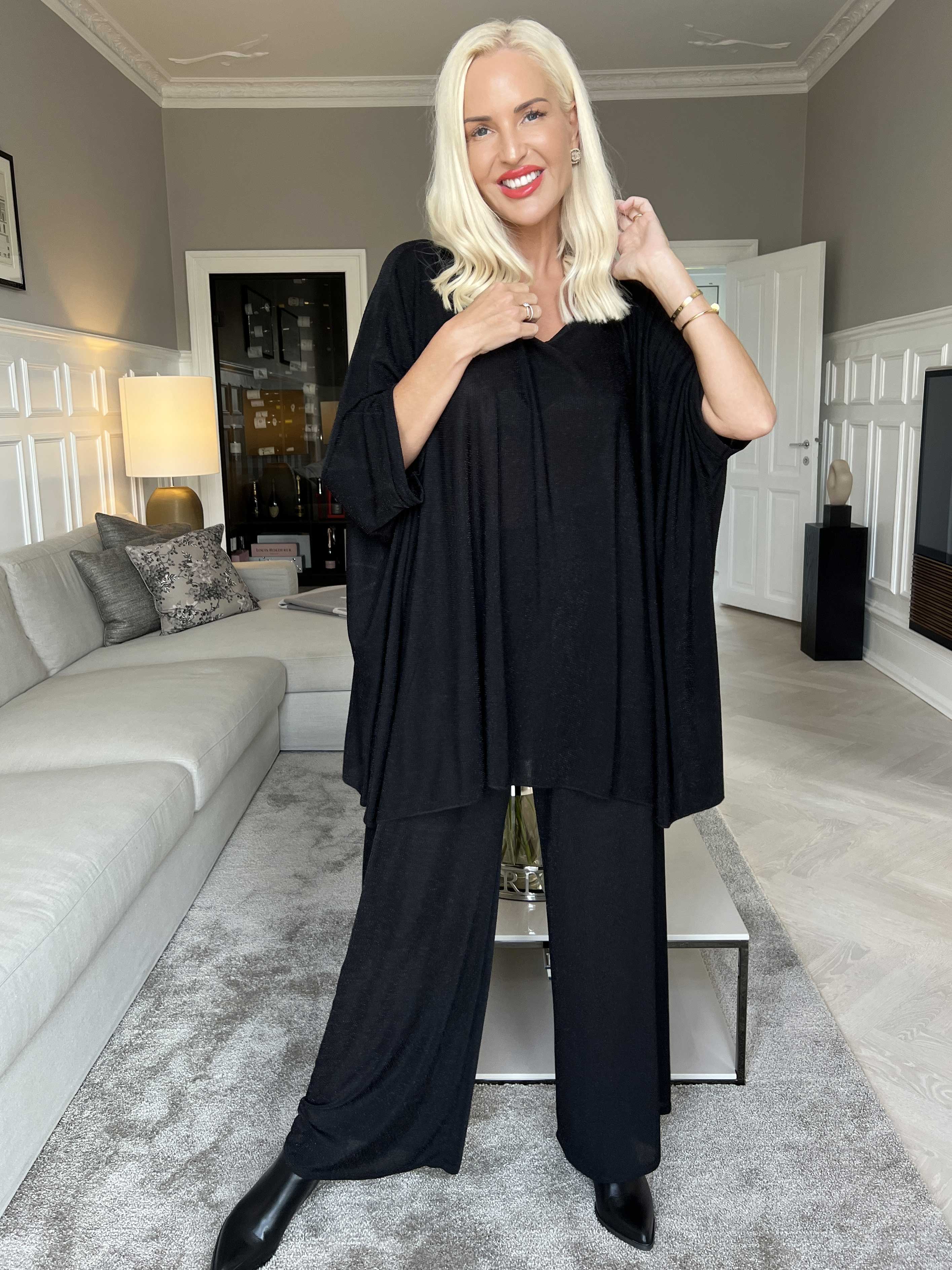 Augustina - Lösa elastiska byxor