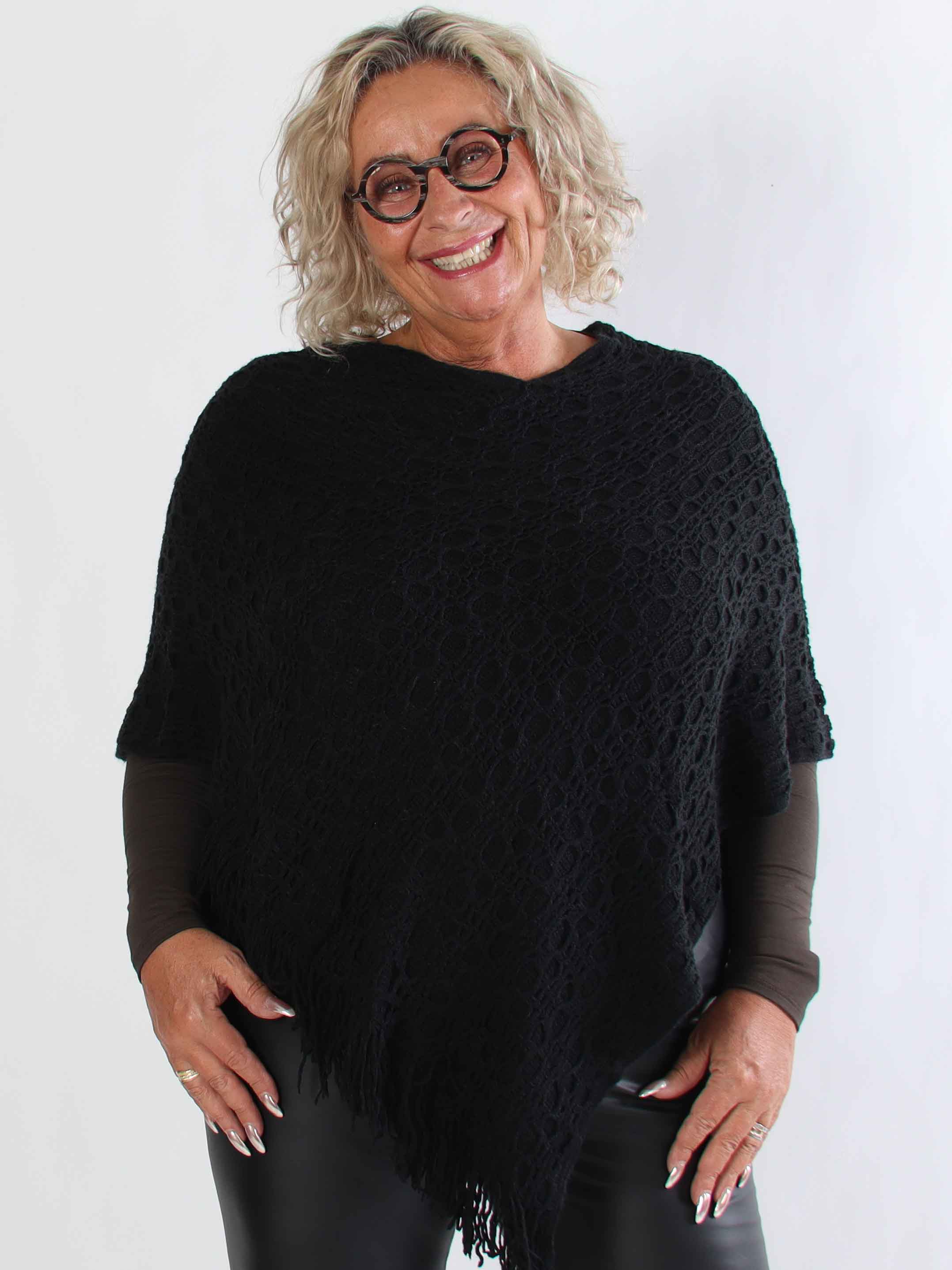 Kari - Virkad plus size tunika med topp i bomull