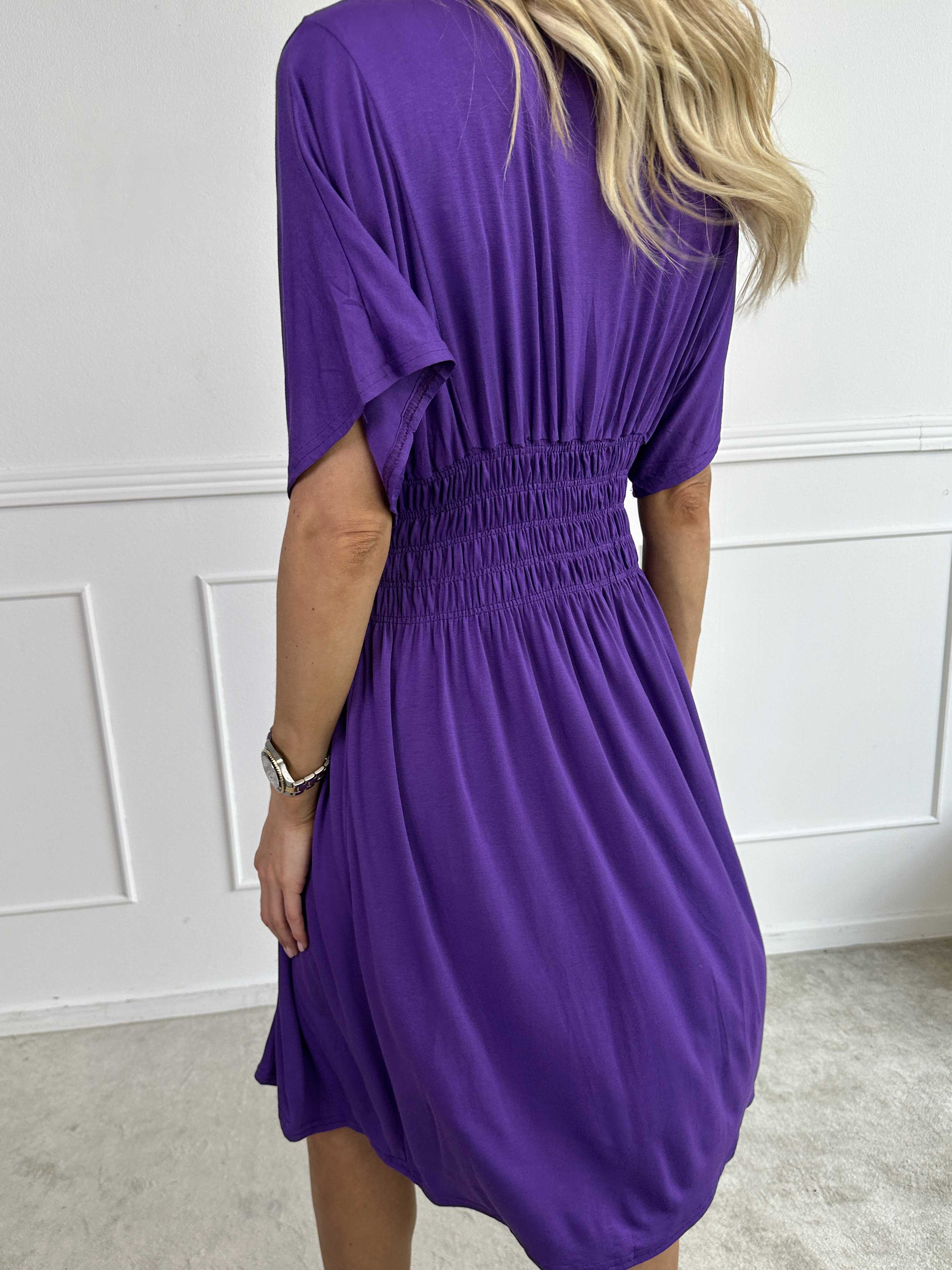 Pams Sparkle Viscose Short - Klänning i viskos med strass