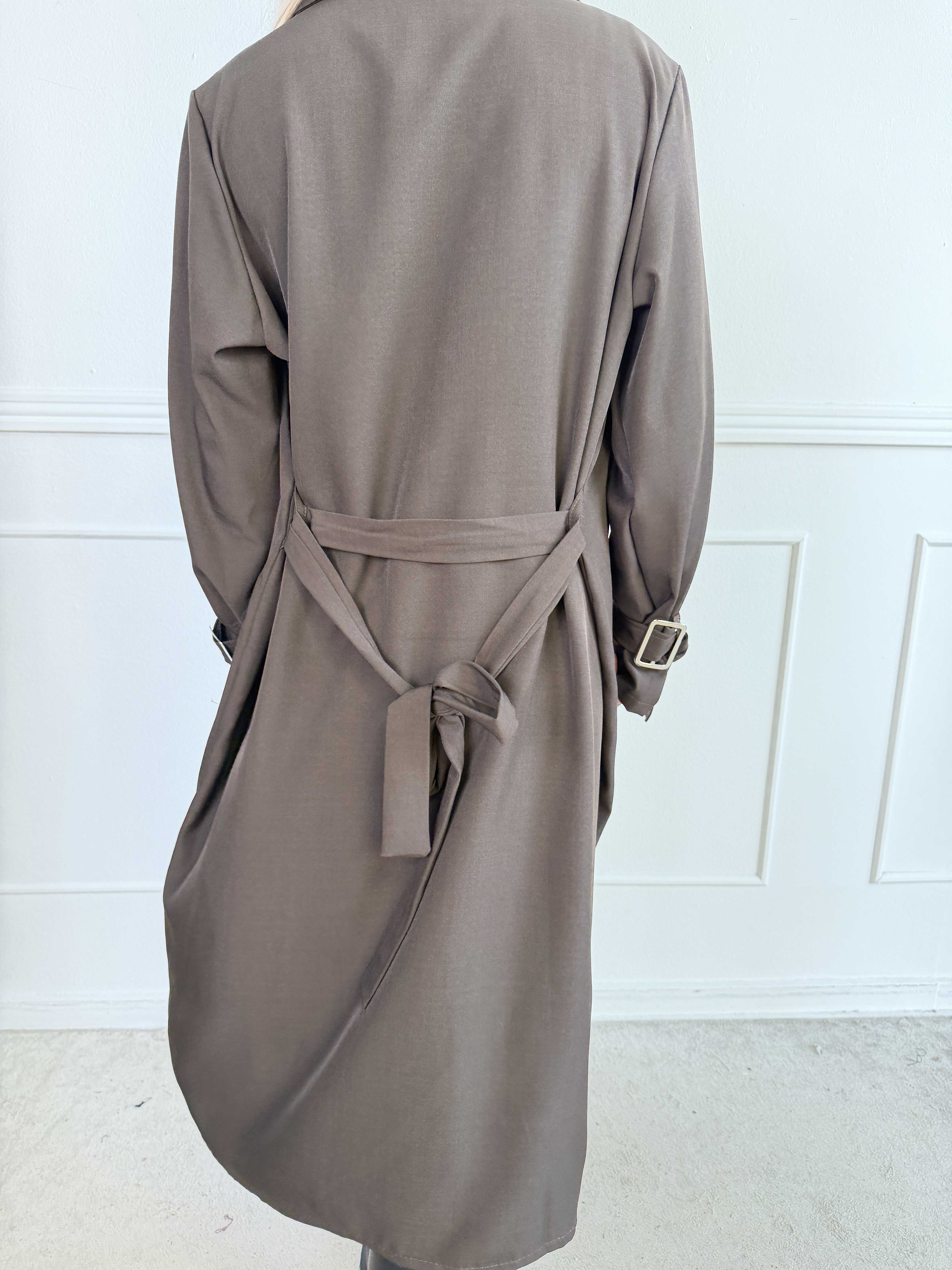 Sharpay 2.0 – Lätt trenchcoat med knytskärp