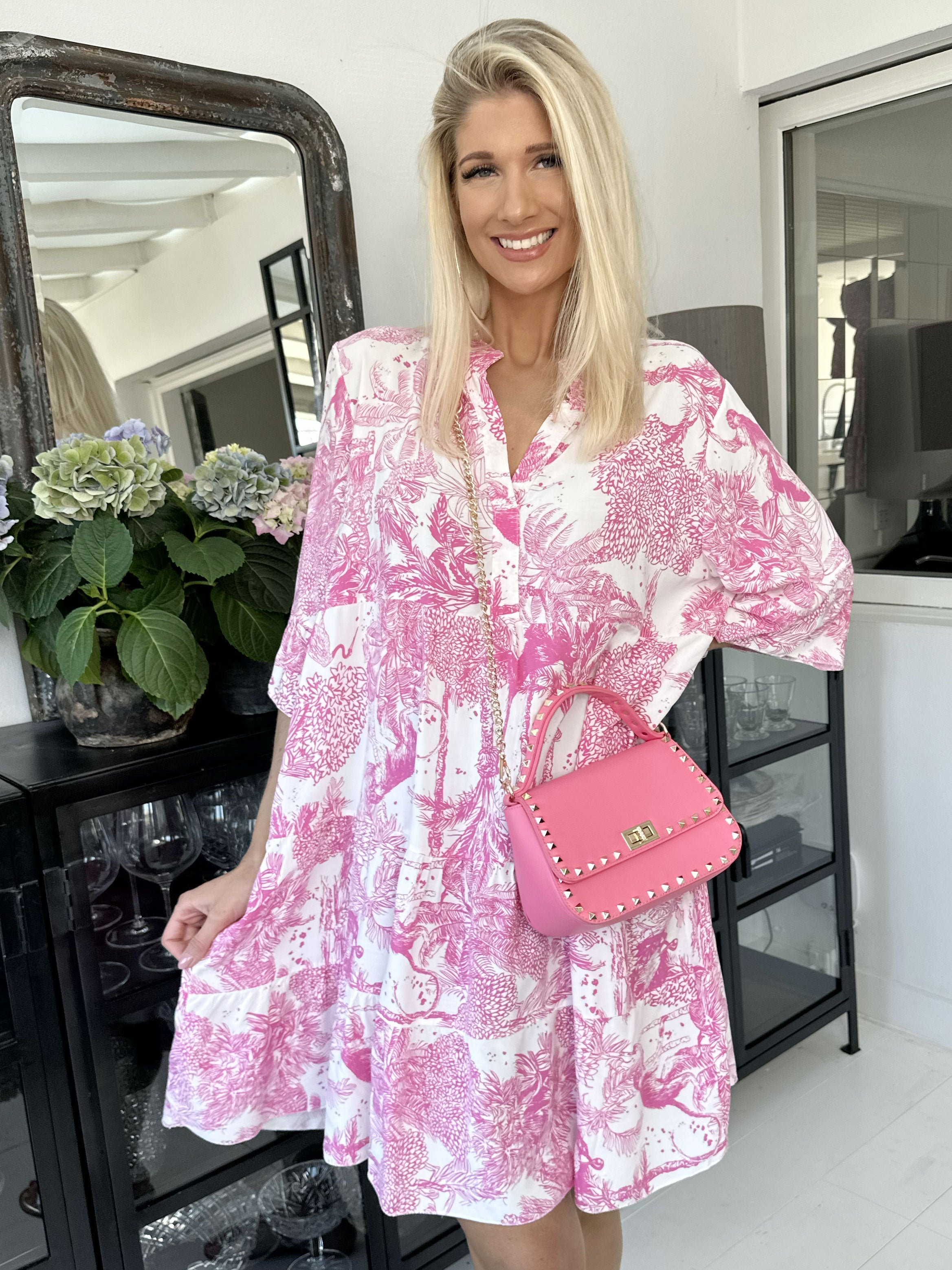 Abbie - Söt klänning med djungeltema