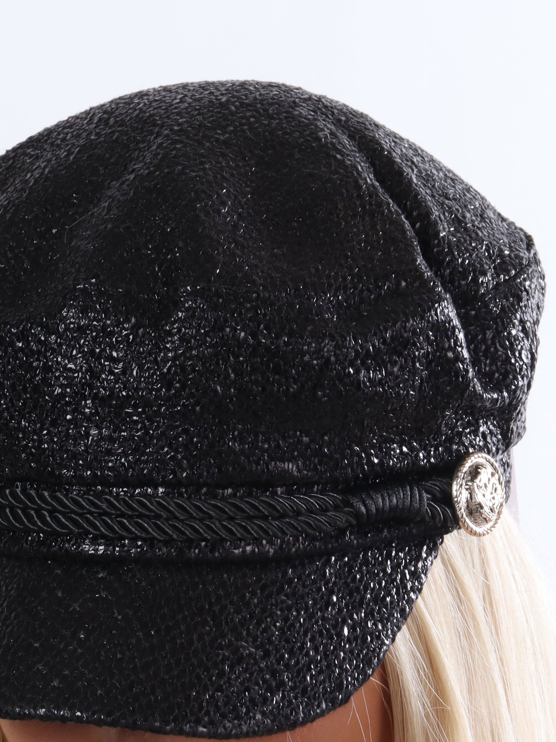 Adileyna - Glänsande hatt med skugga - Taupe