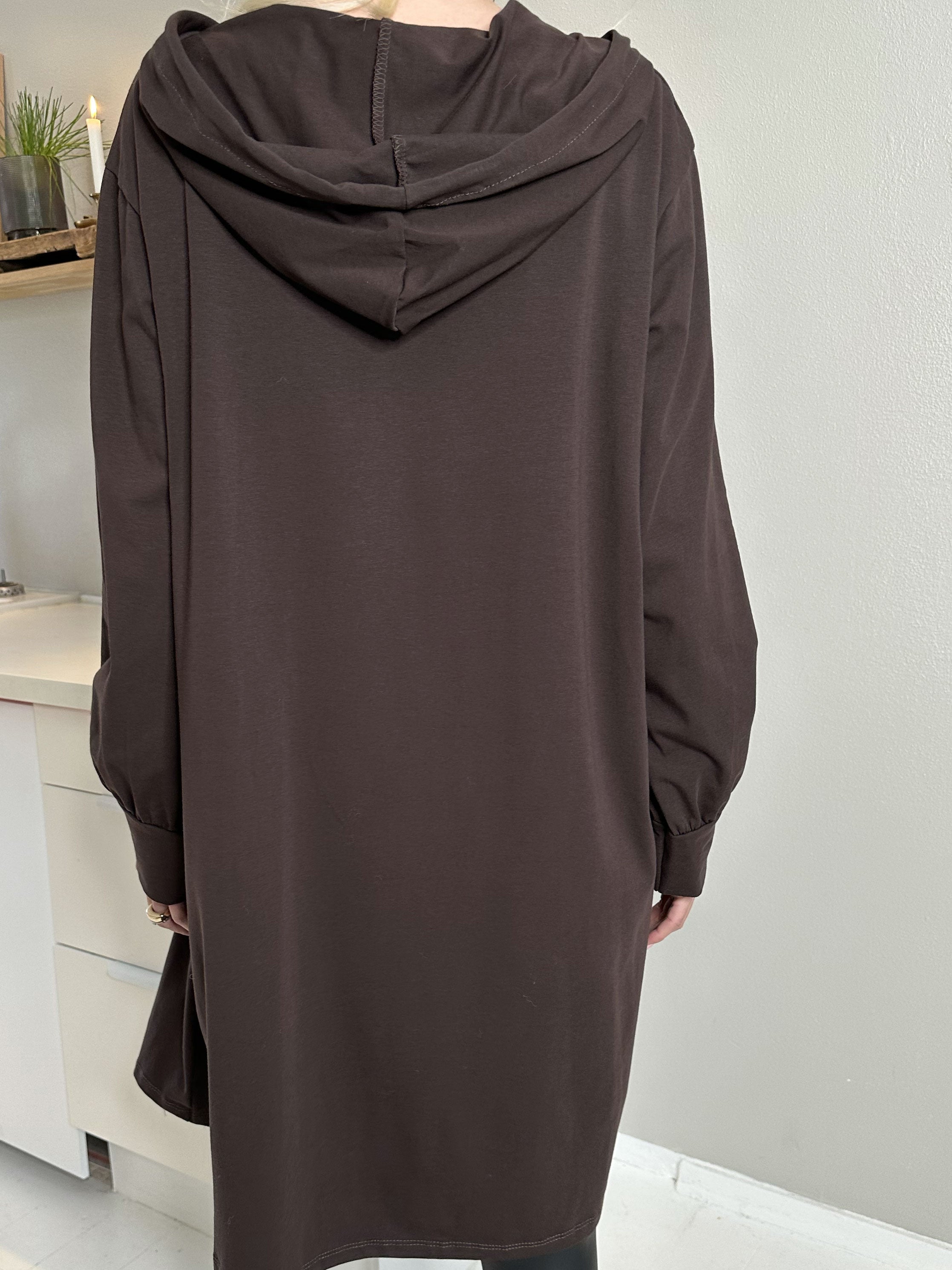 Adona - Sweat klänning med dragkedja