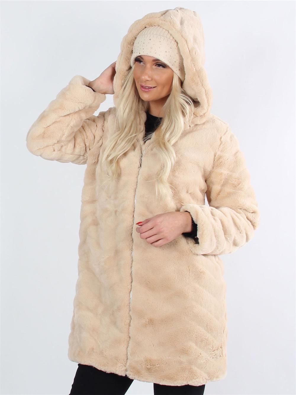 Amber - Mjuk päls med dragkedja