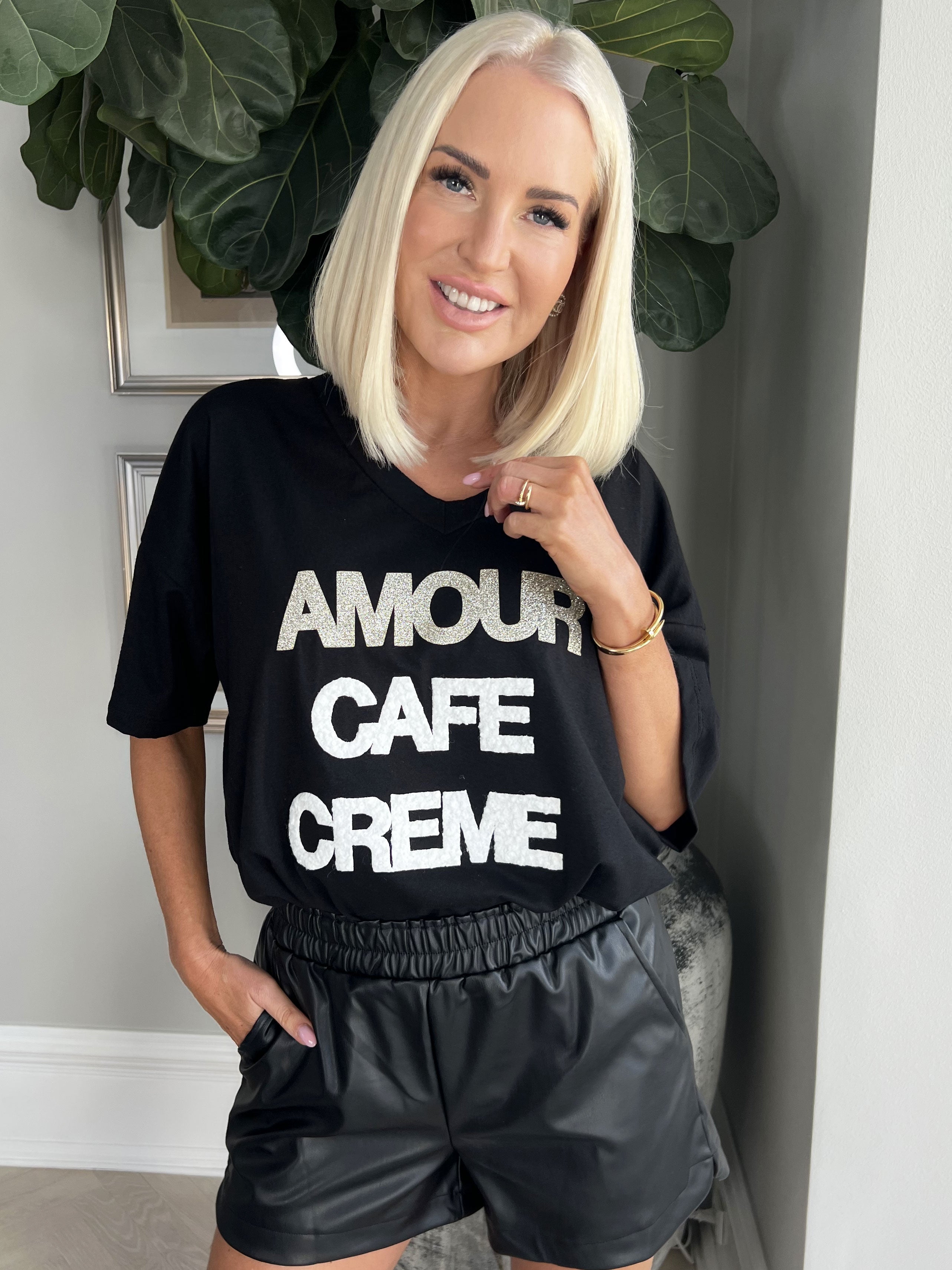 Amour - Cool t-shirt med text