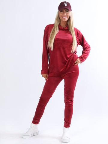 Angela - Joggingdräkt i velour