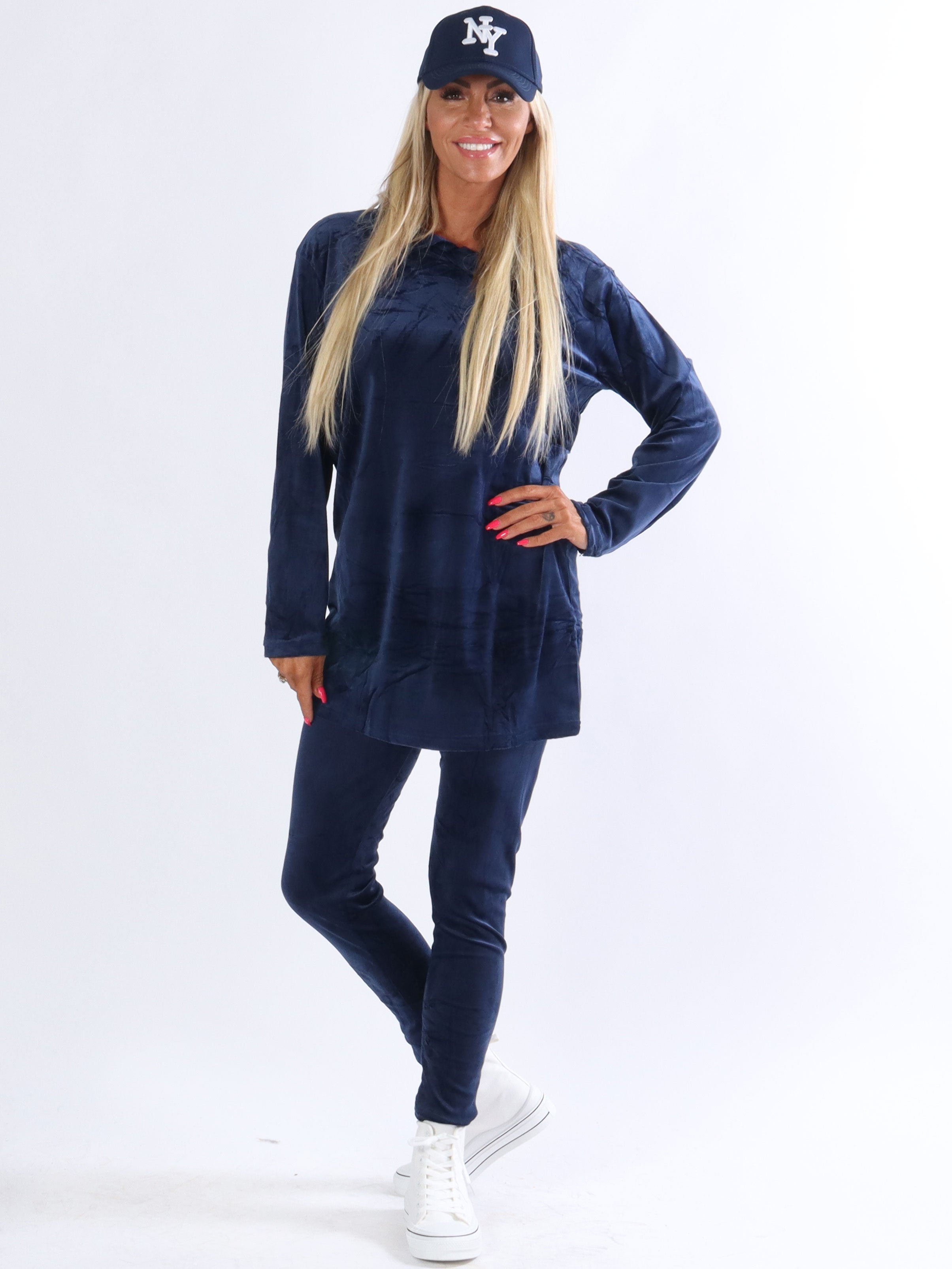 Angela - Joggingdräkt i velour