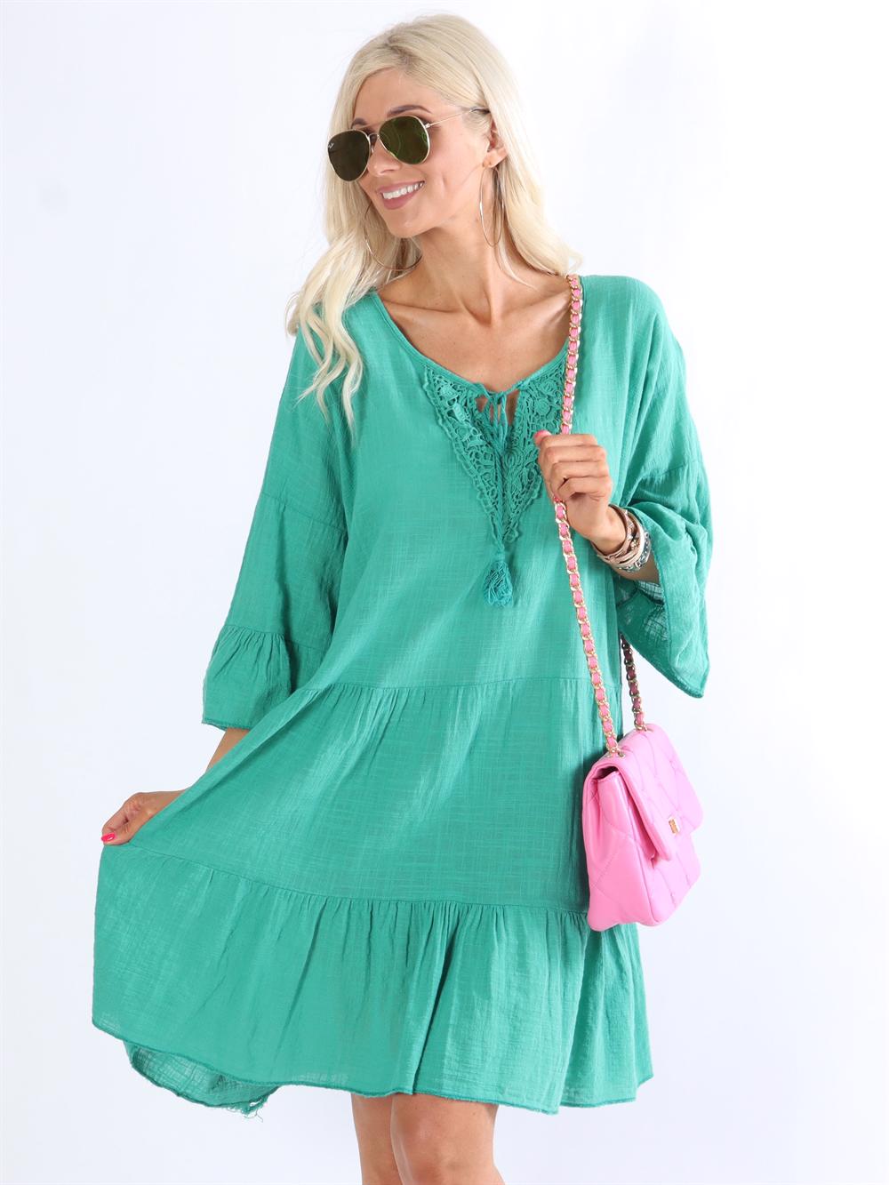 Arizona - Klänning med broderi