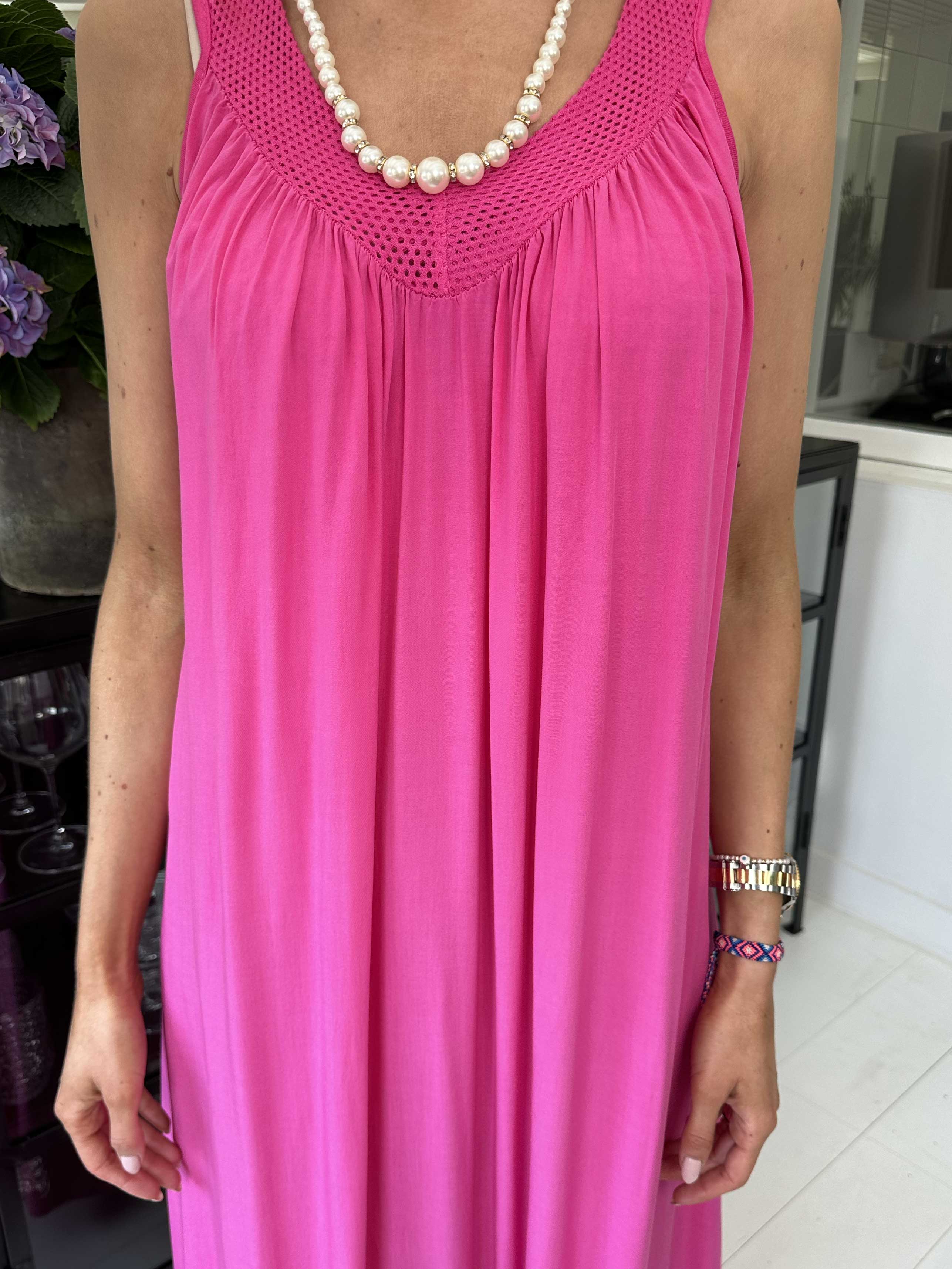 Arizona - Lång sommarklänning med breda axelband