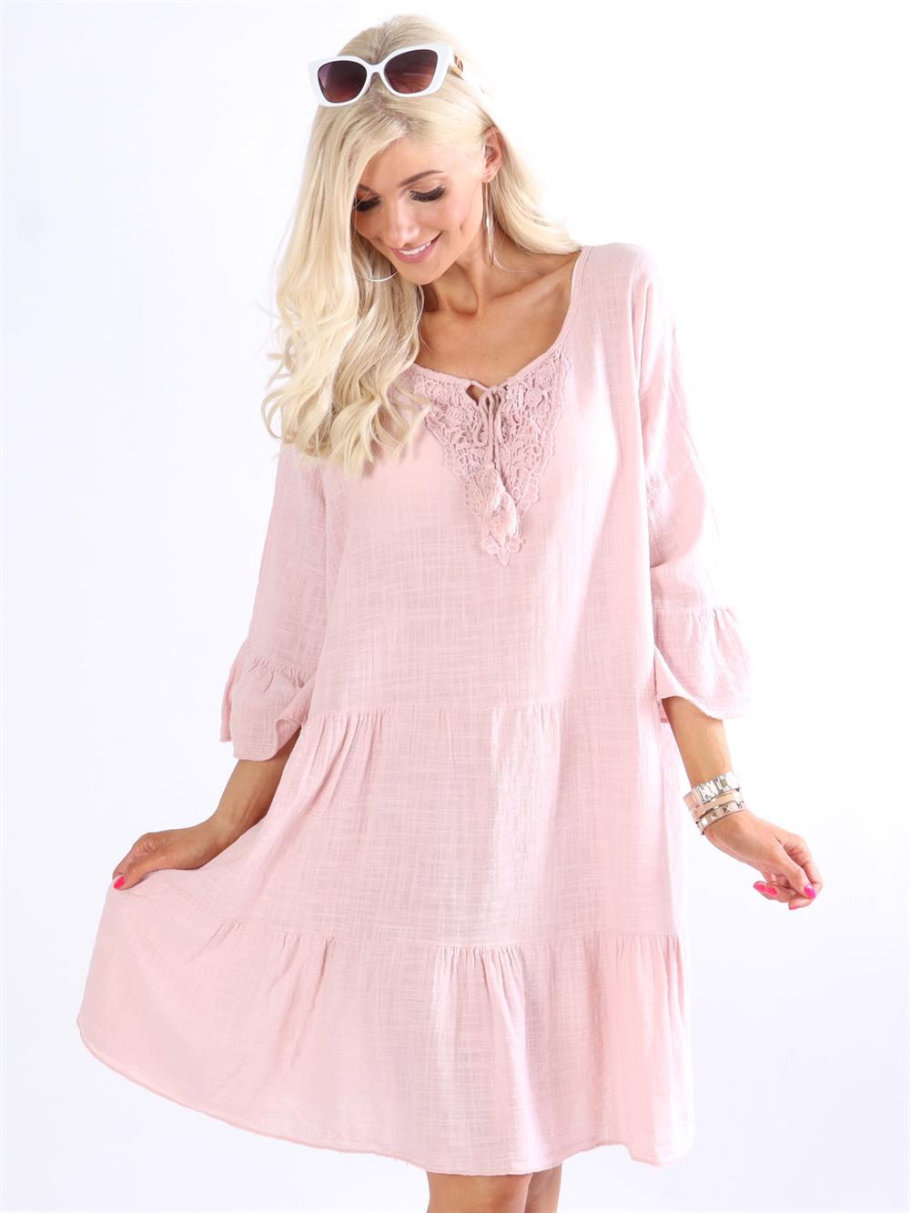 Arizona - Klänning med broderi