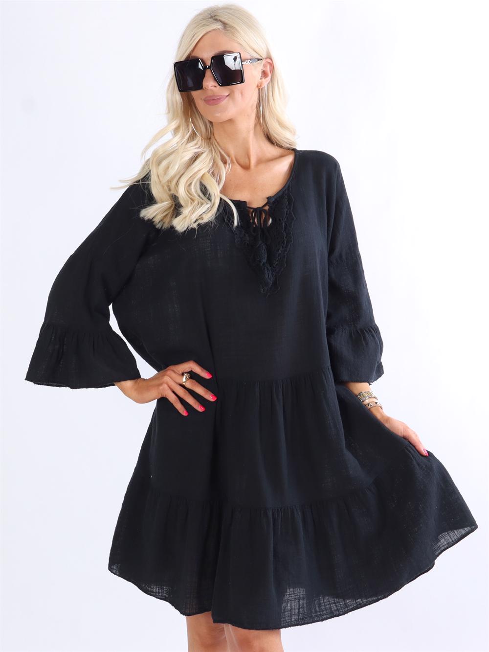 Arizona - Klänning med broderi