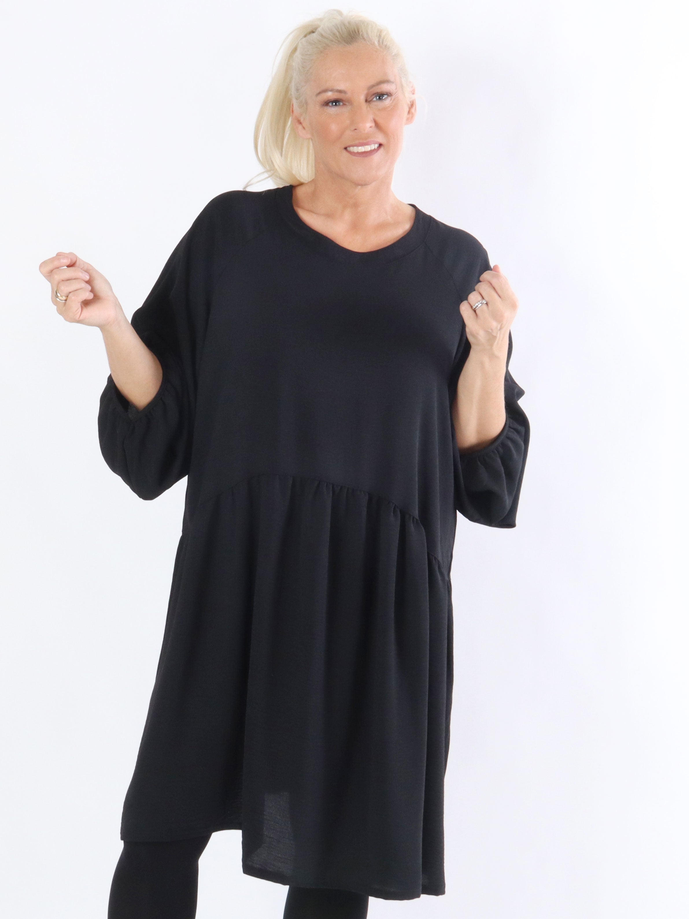 Asta - Tunikaklänning med knapp i nacken