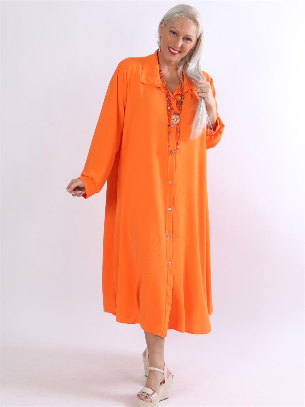 Aviaya - Lång skjortklänning