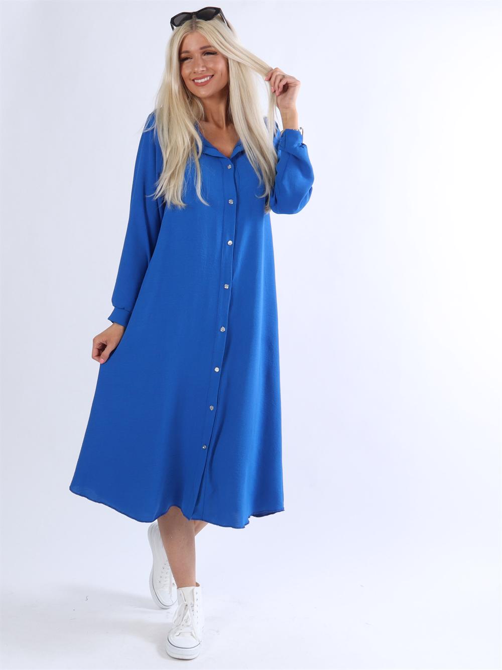 Aviaya - Lång skjortklänning