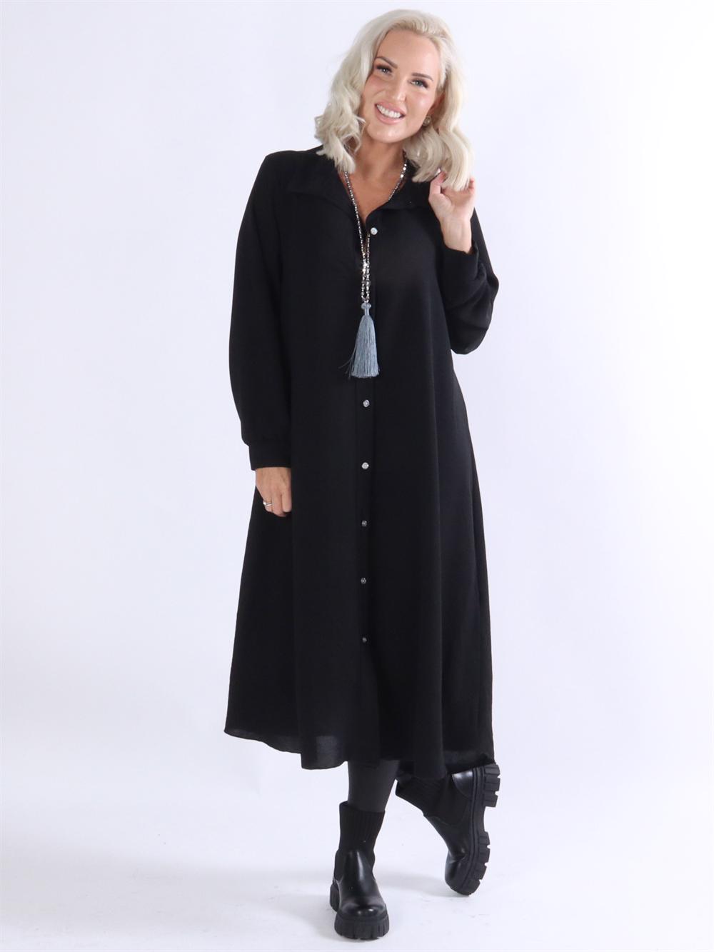 Aviaya - Lång skjortklänning