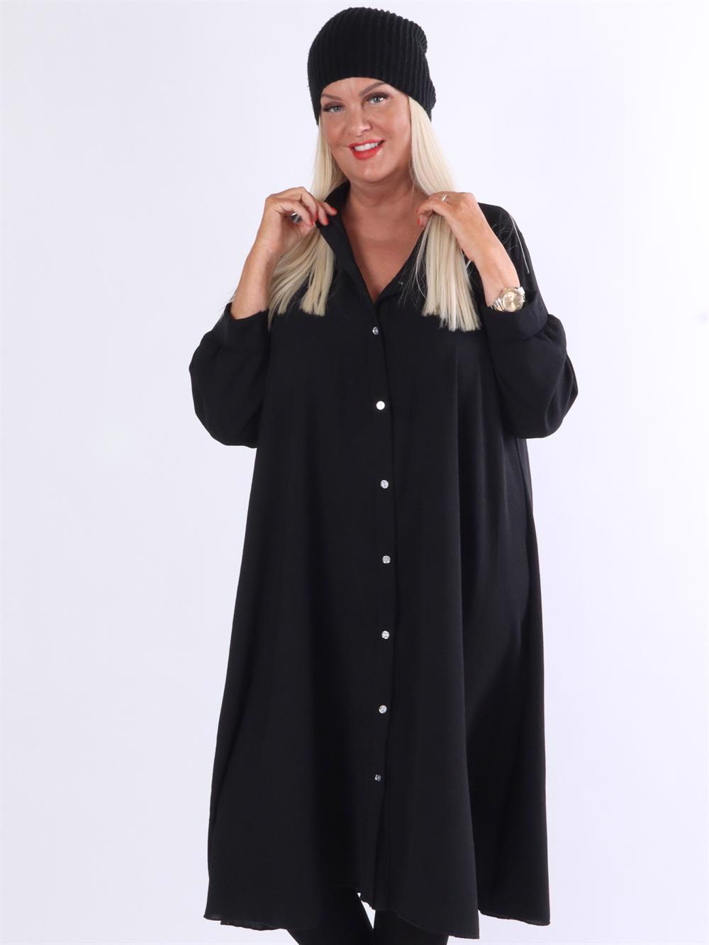 Aviaya - Lång skjortklänning