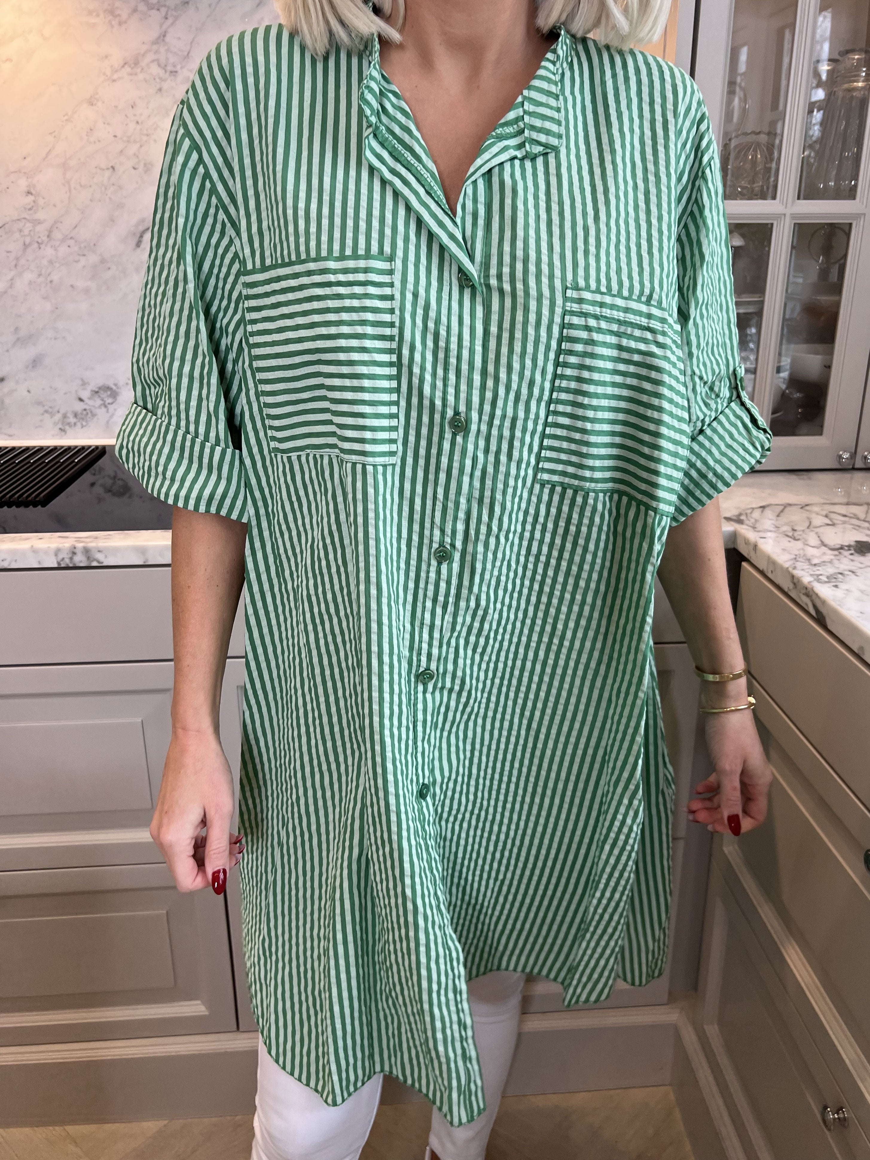 Bellis - djärv skjorta i bäck och våg