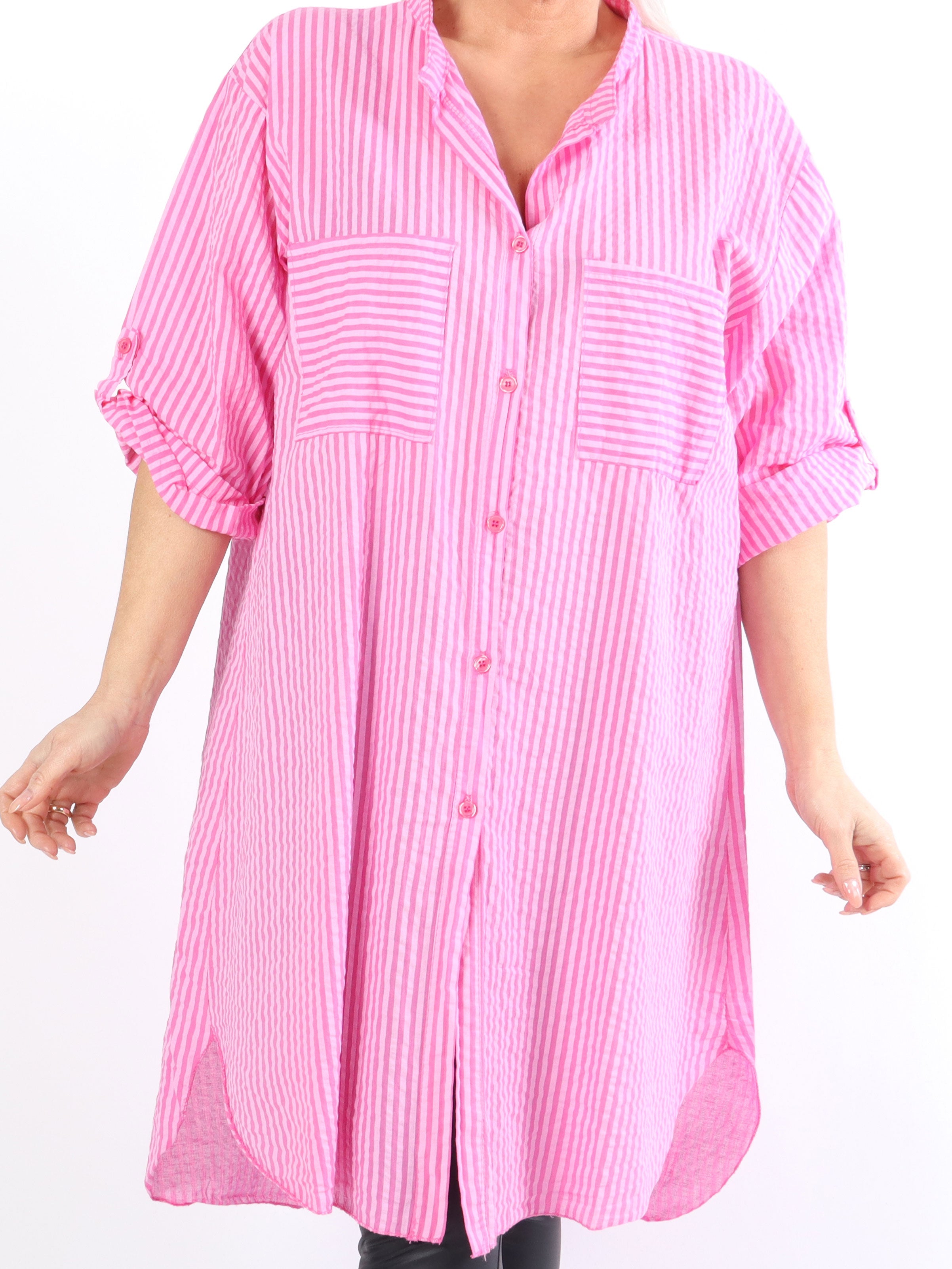 Bellis - Djärv plus size skjorta i bäck och våg