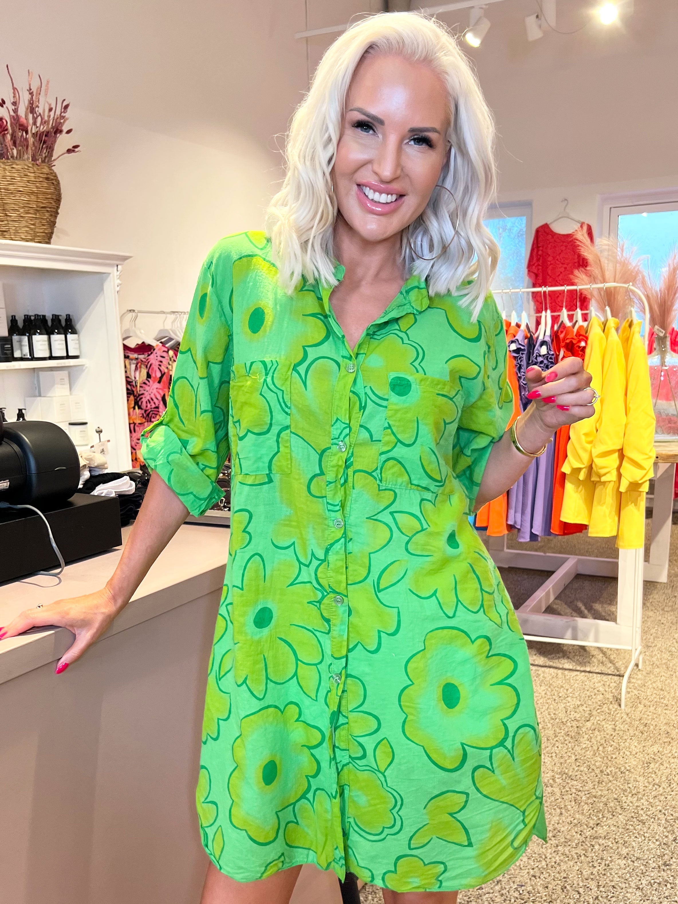 Berna - Skjorta med tryck