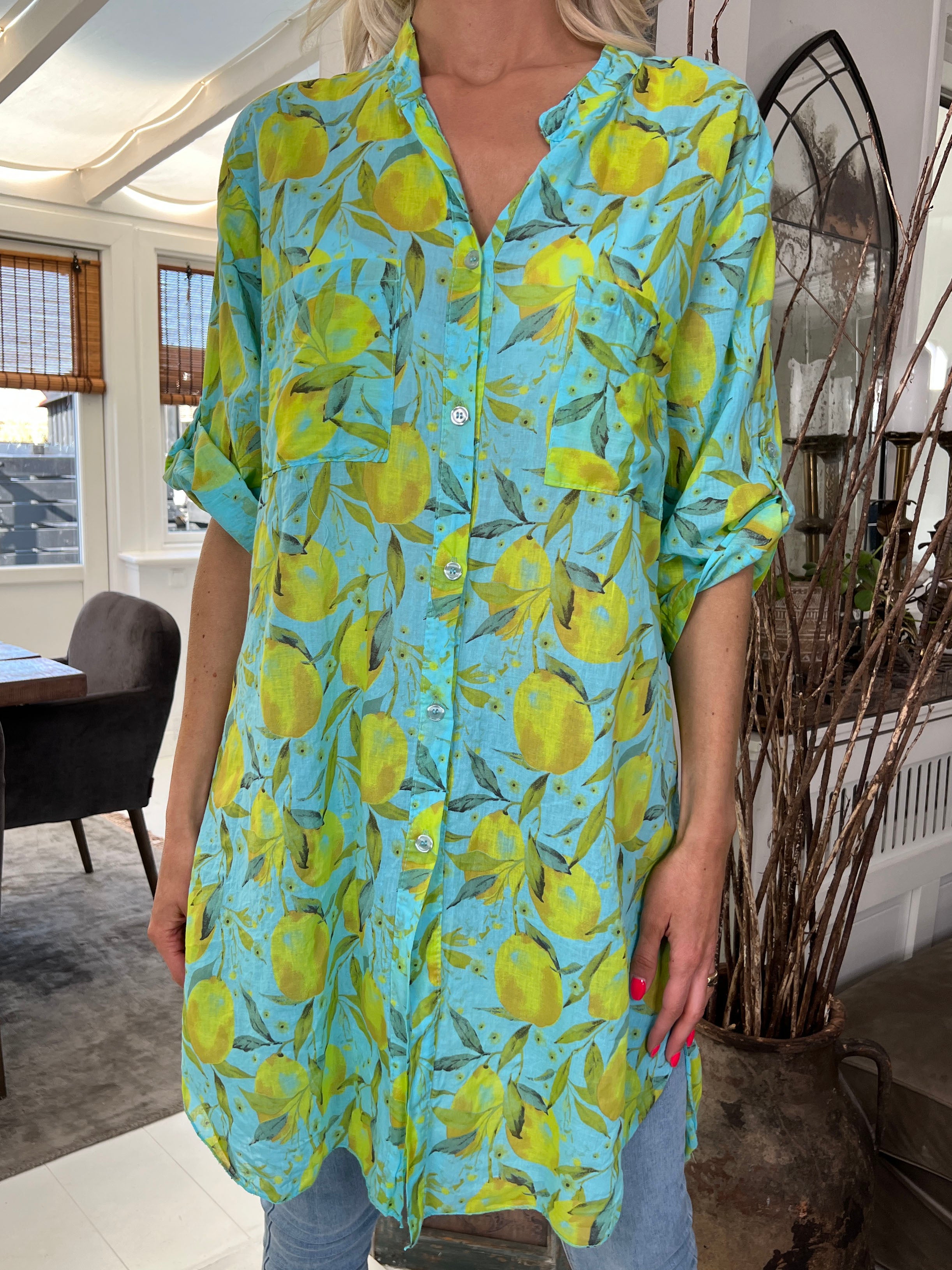 BERNA - SKJORTA MED CITRONER