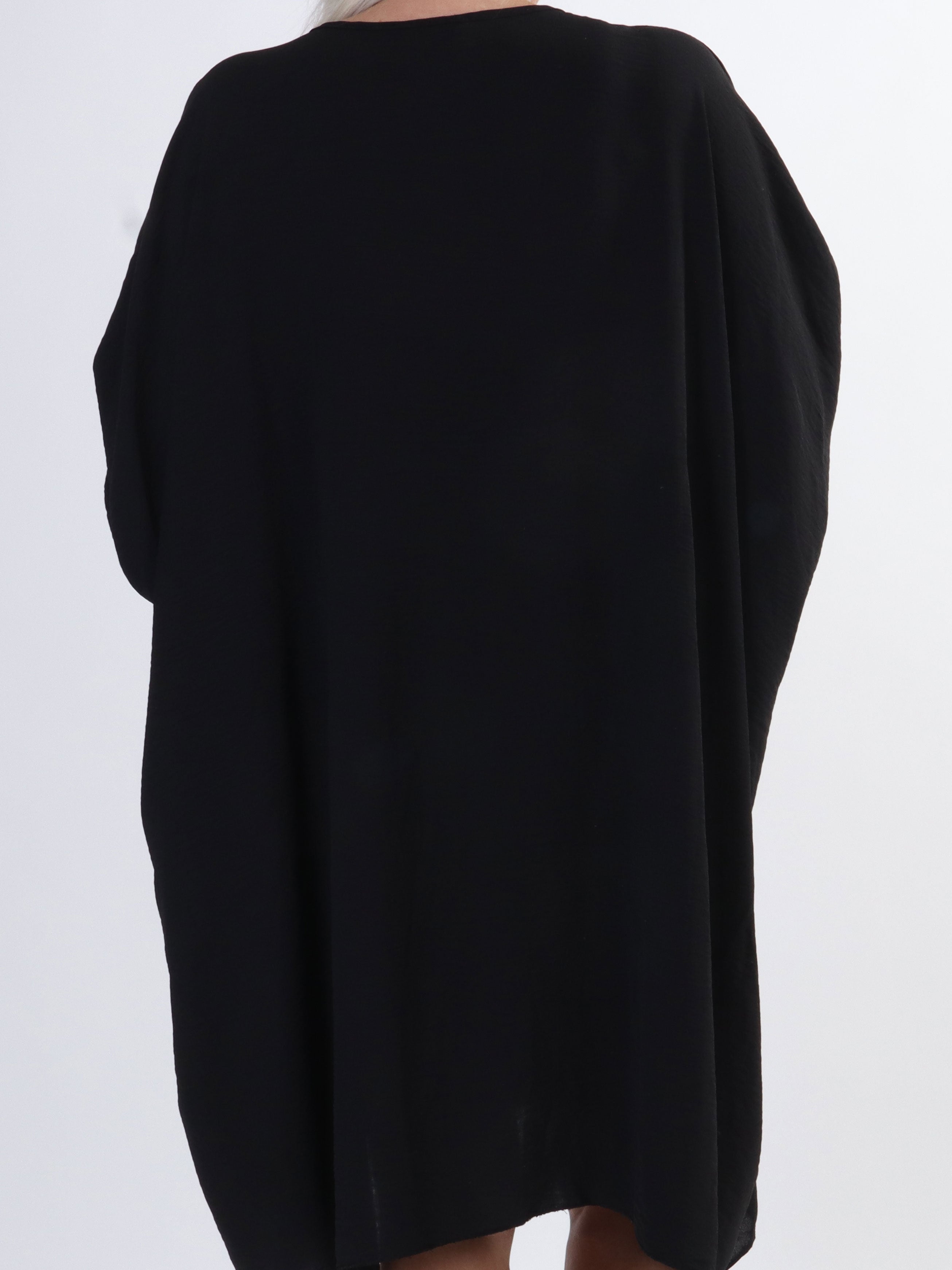 California - Plus size klänning i cool stil - Petroleum