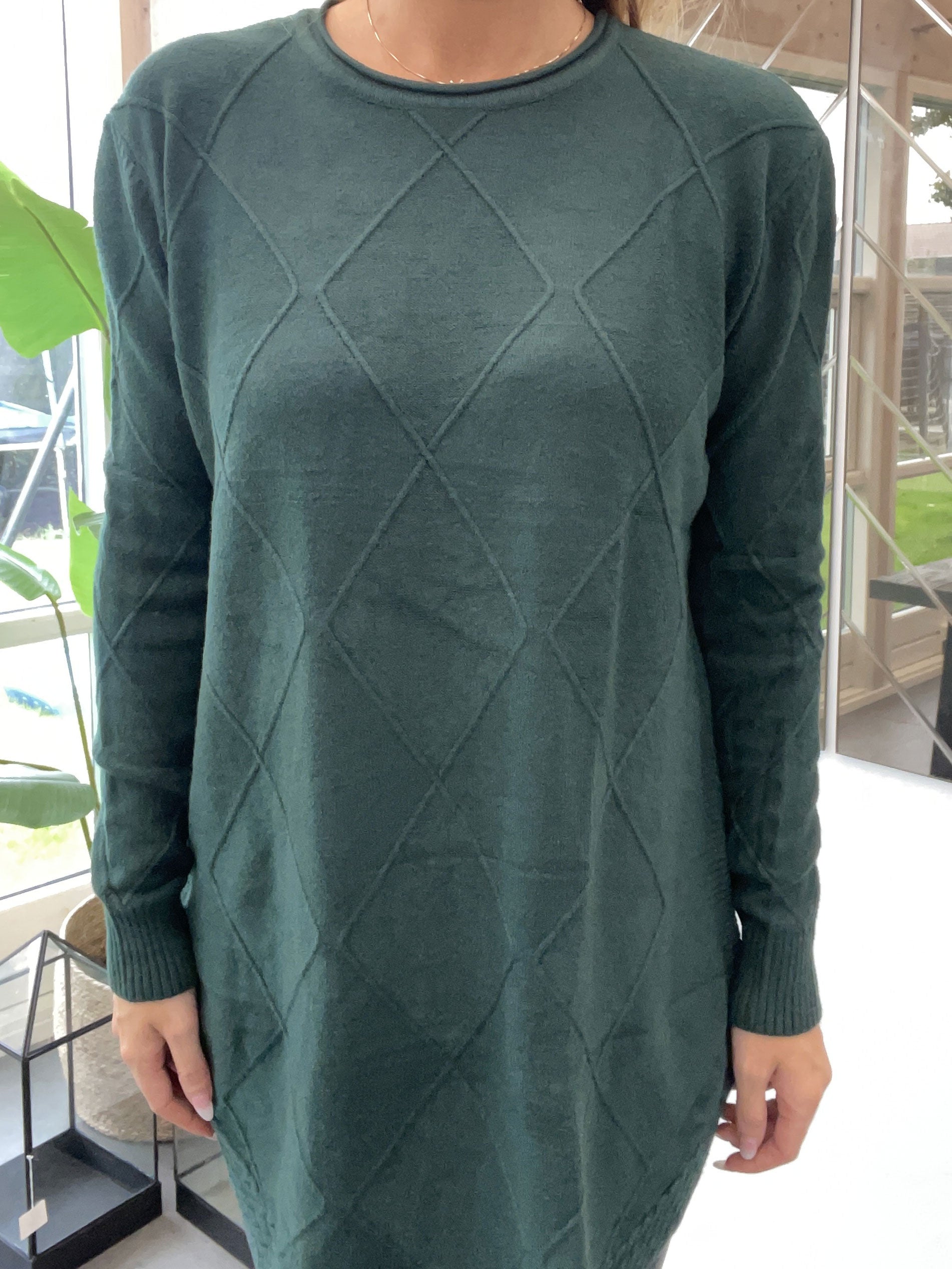 Debbie - Lång blus i mjuk stickning