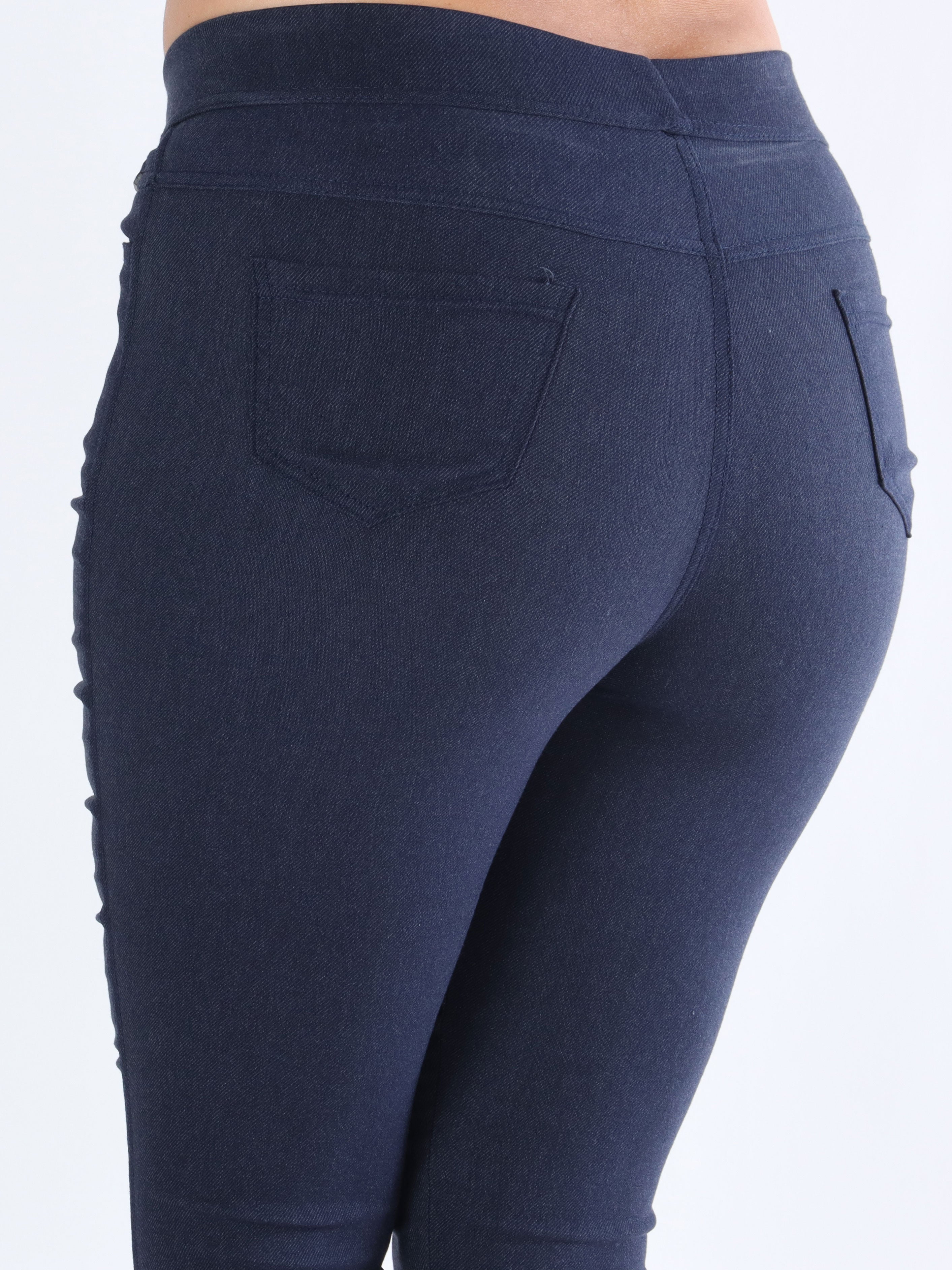 Dionne - Leggings i jeans look - Navy