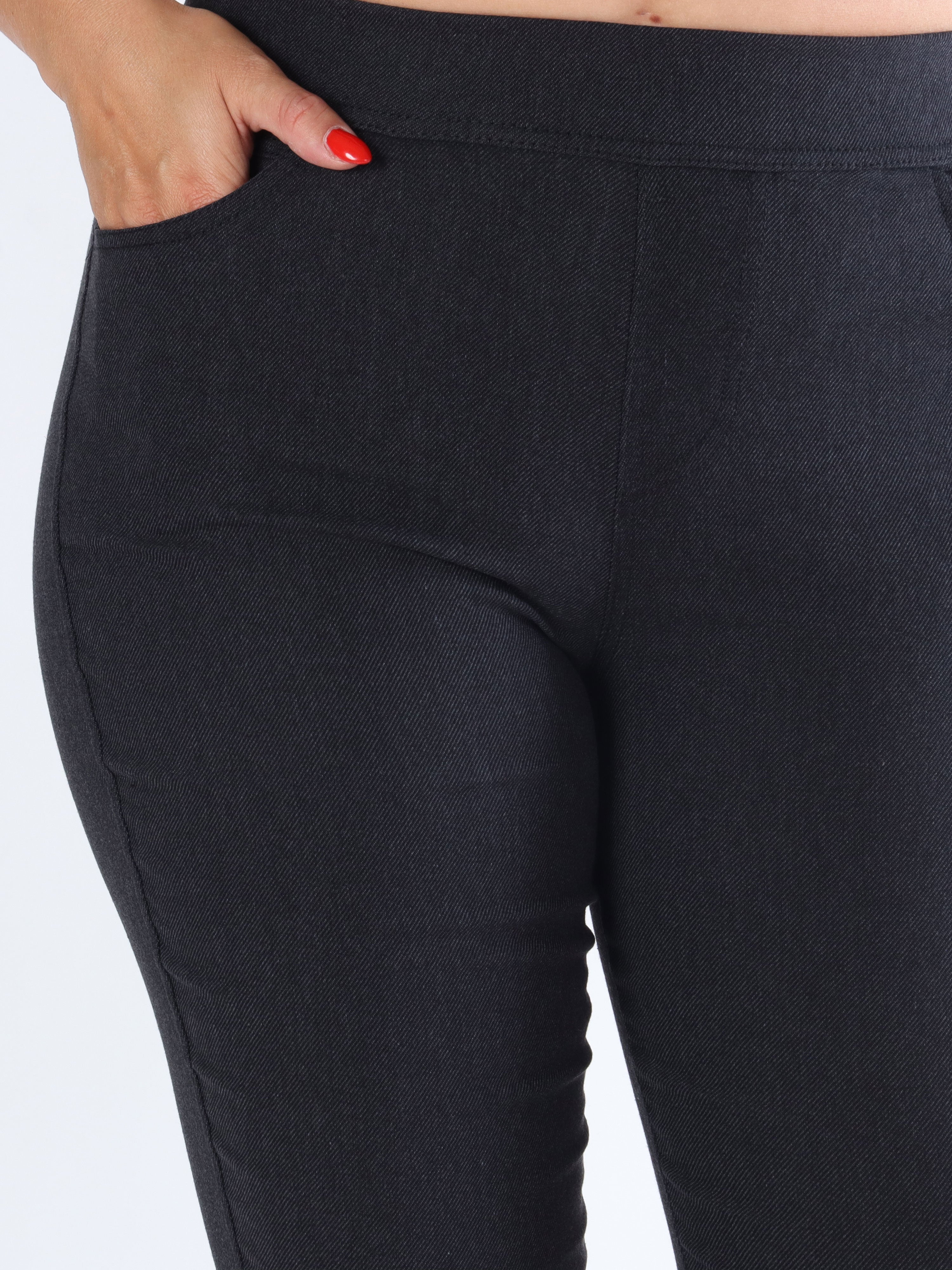 Dionne - Leggings i jeans look - Black