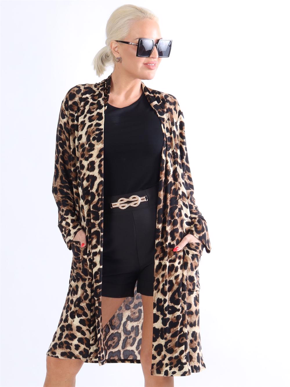 Dolly cardigan - Ribbed cardigan med fickor