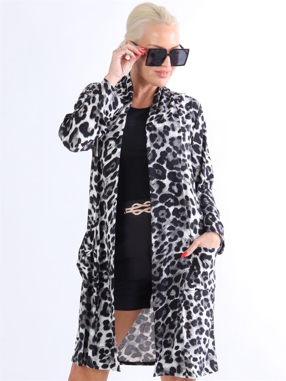 Dolly cardigan - Ribbed cardigan med fickor