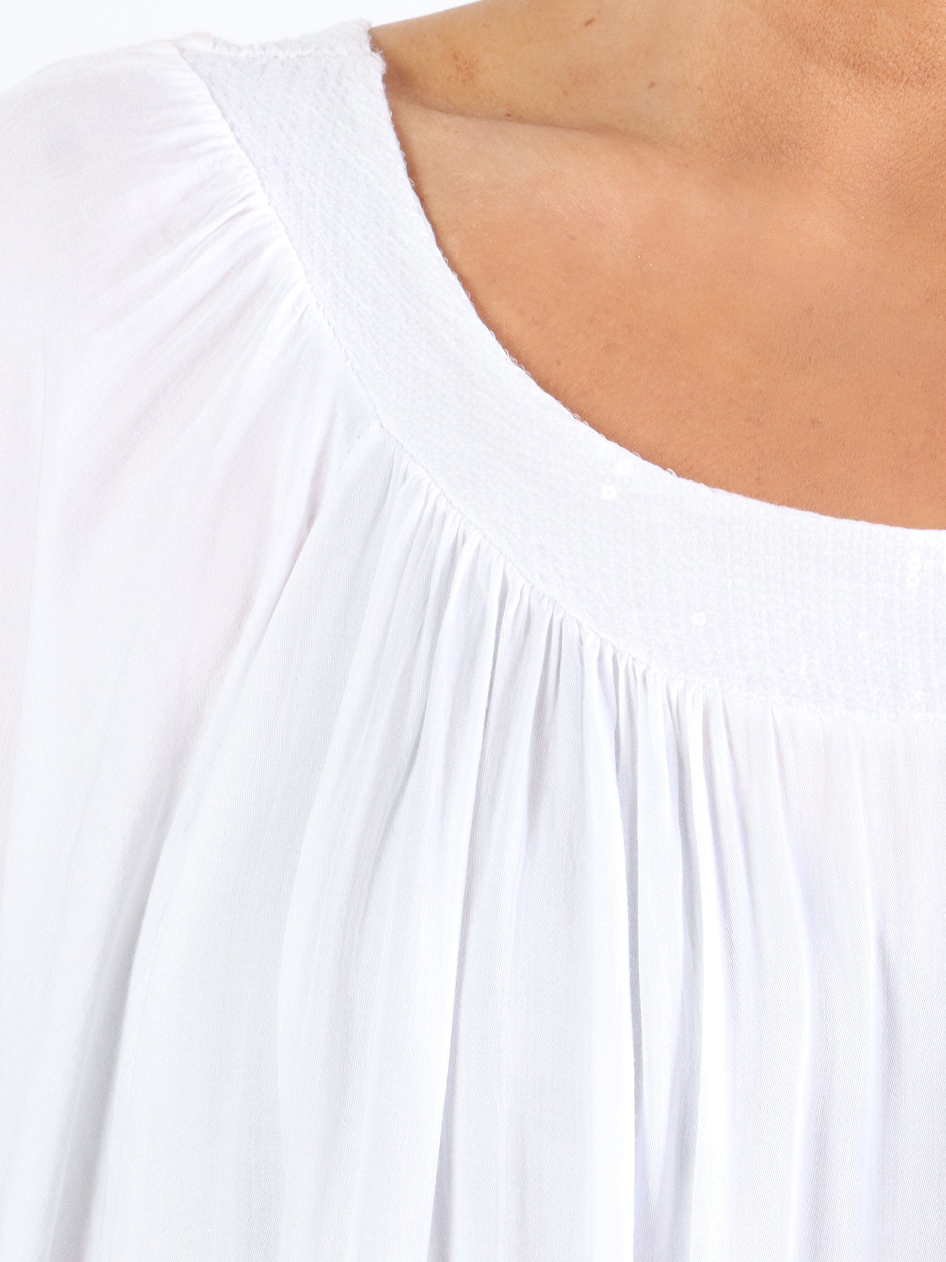 Dolores - Tunikaklänning i plus size med paljetter och broderier