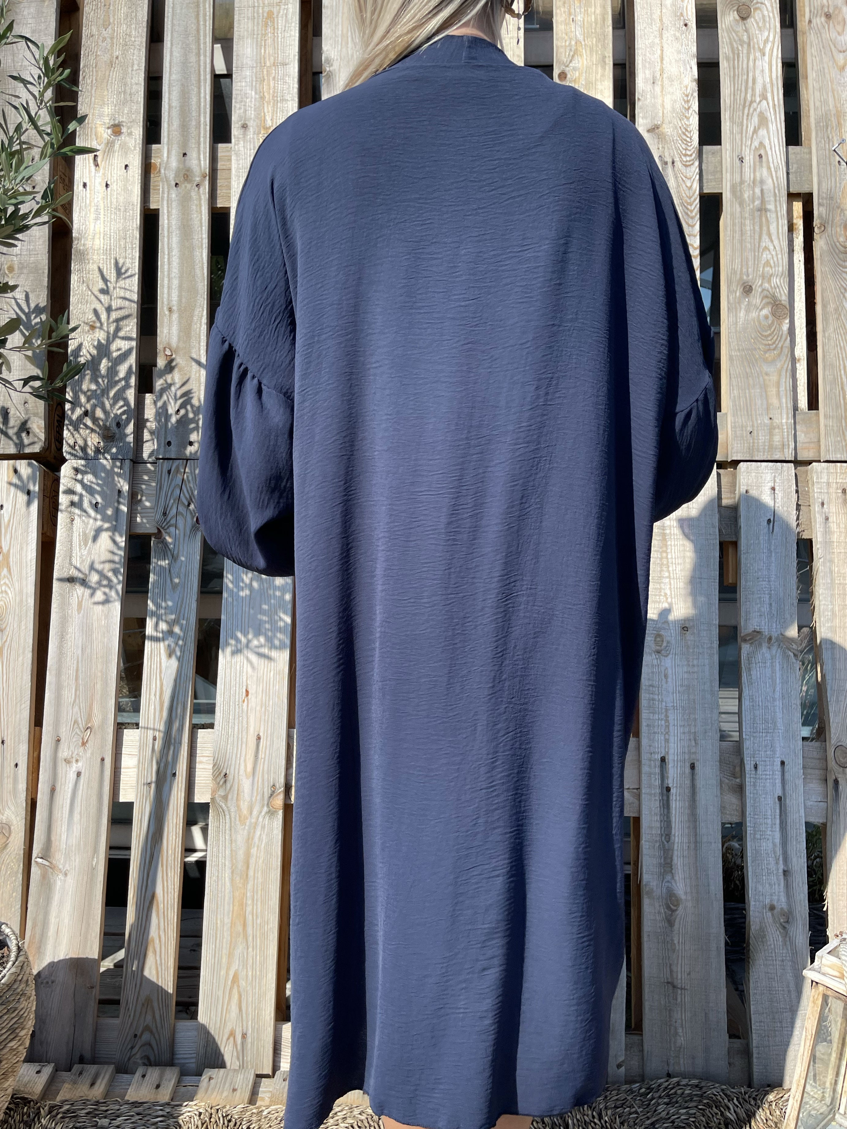 Ellen - Lätt kofta med ballongärmar