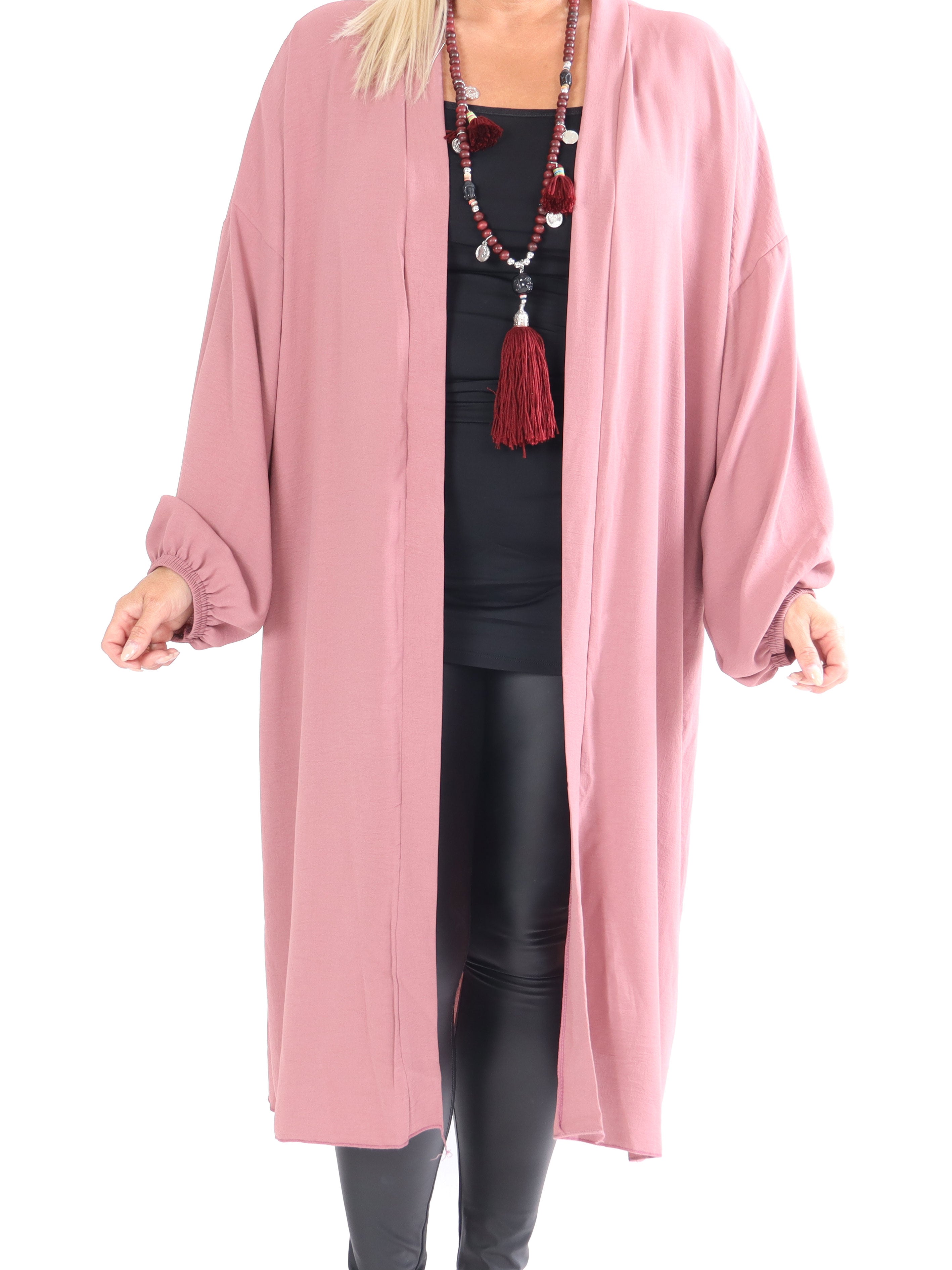 Ellen - Söt plus size kofta med ballongärmar