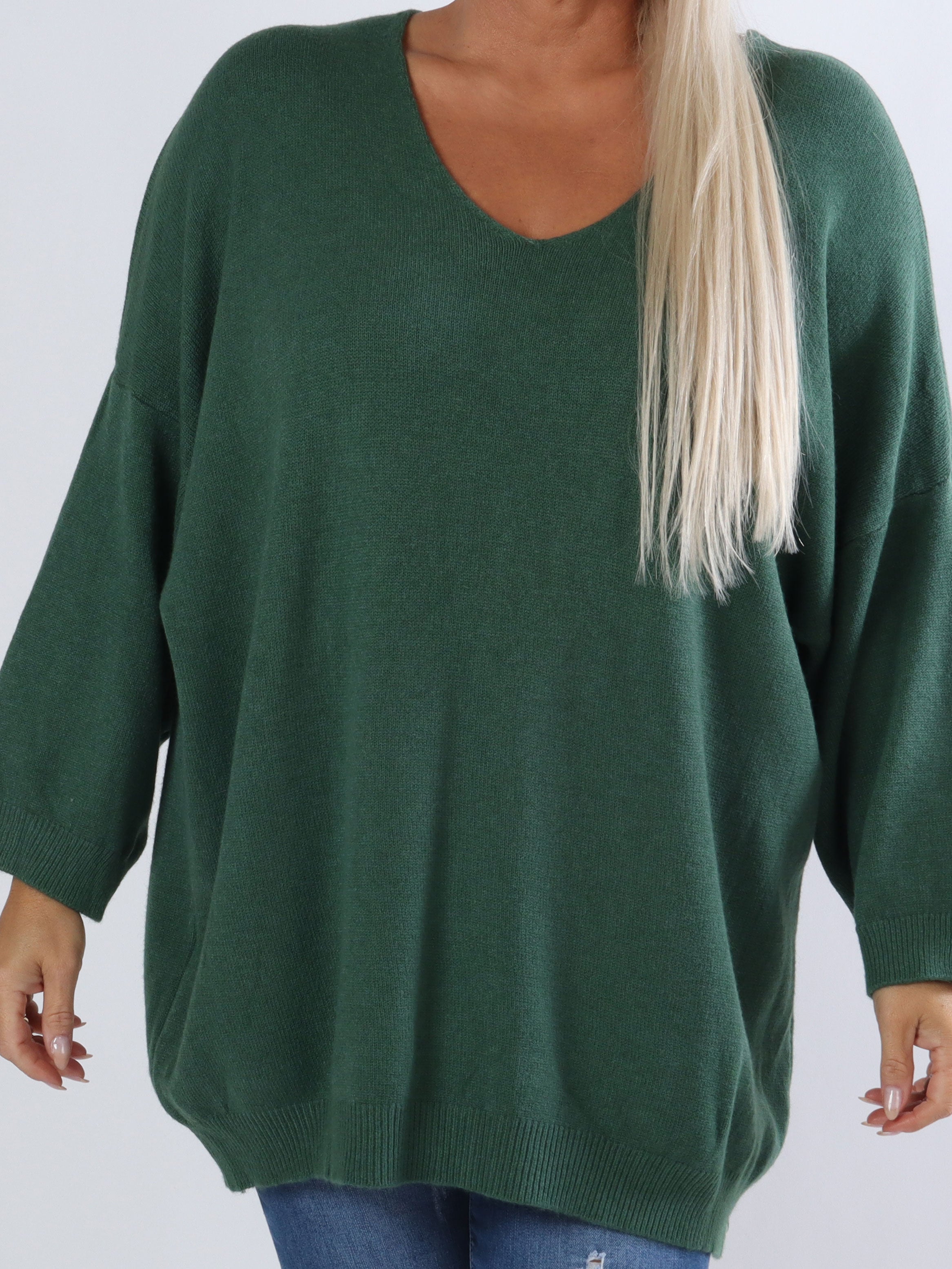 Esther - Söt och enkel plus size-stickning - Pink