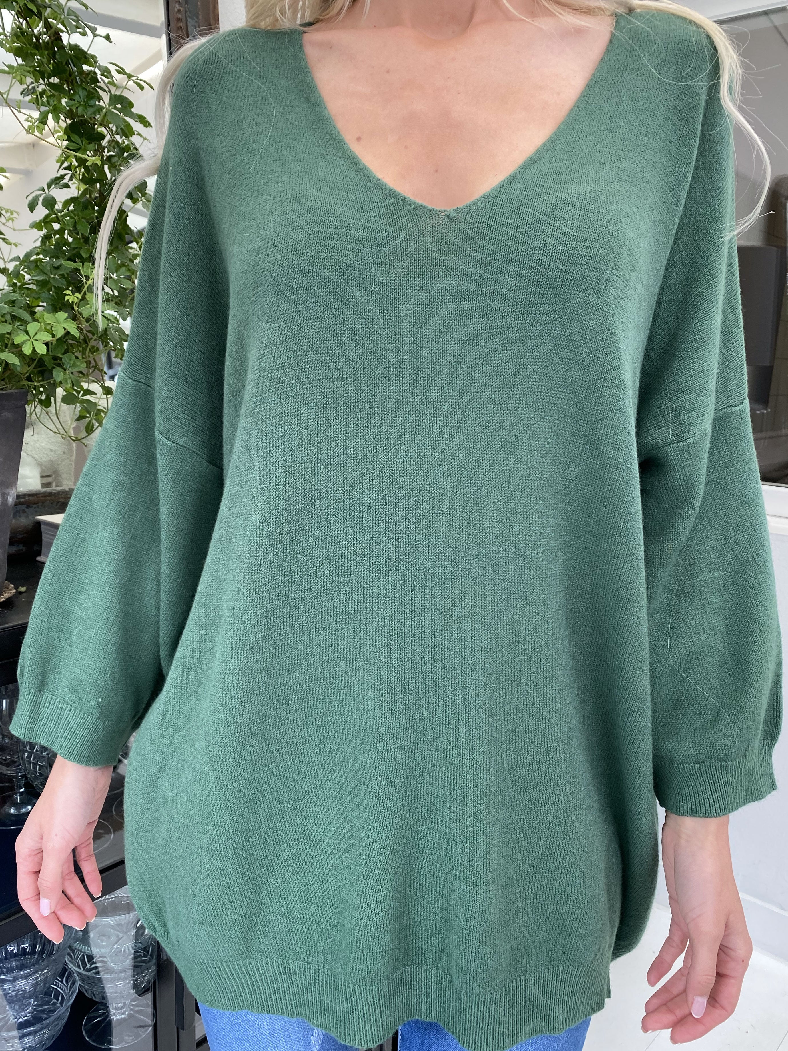 Esther - Stickad i överdimensionerad look - Pink