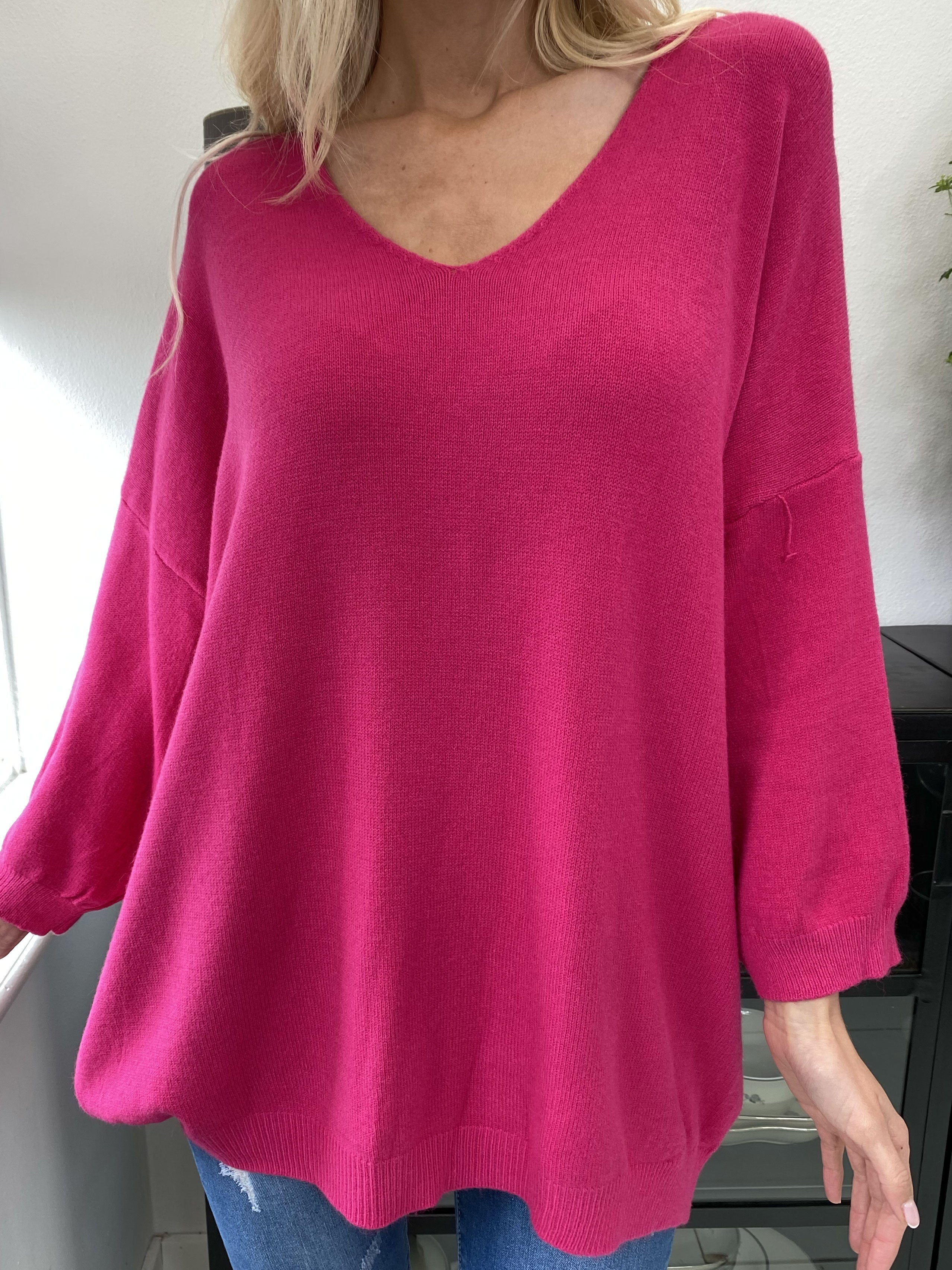 Esther - Stickad i överdimensionerad look