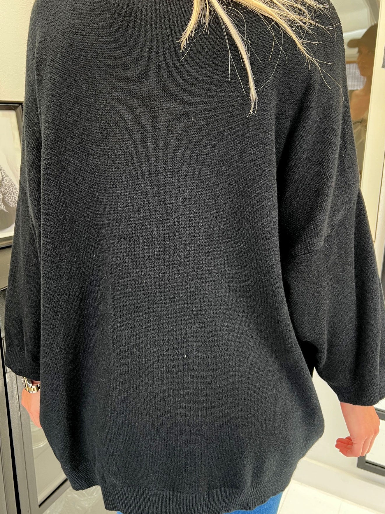 Esther - Stickad i överdimensionerad look - Ochre