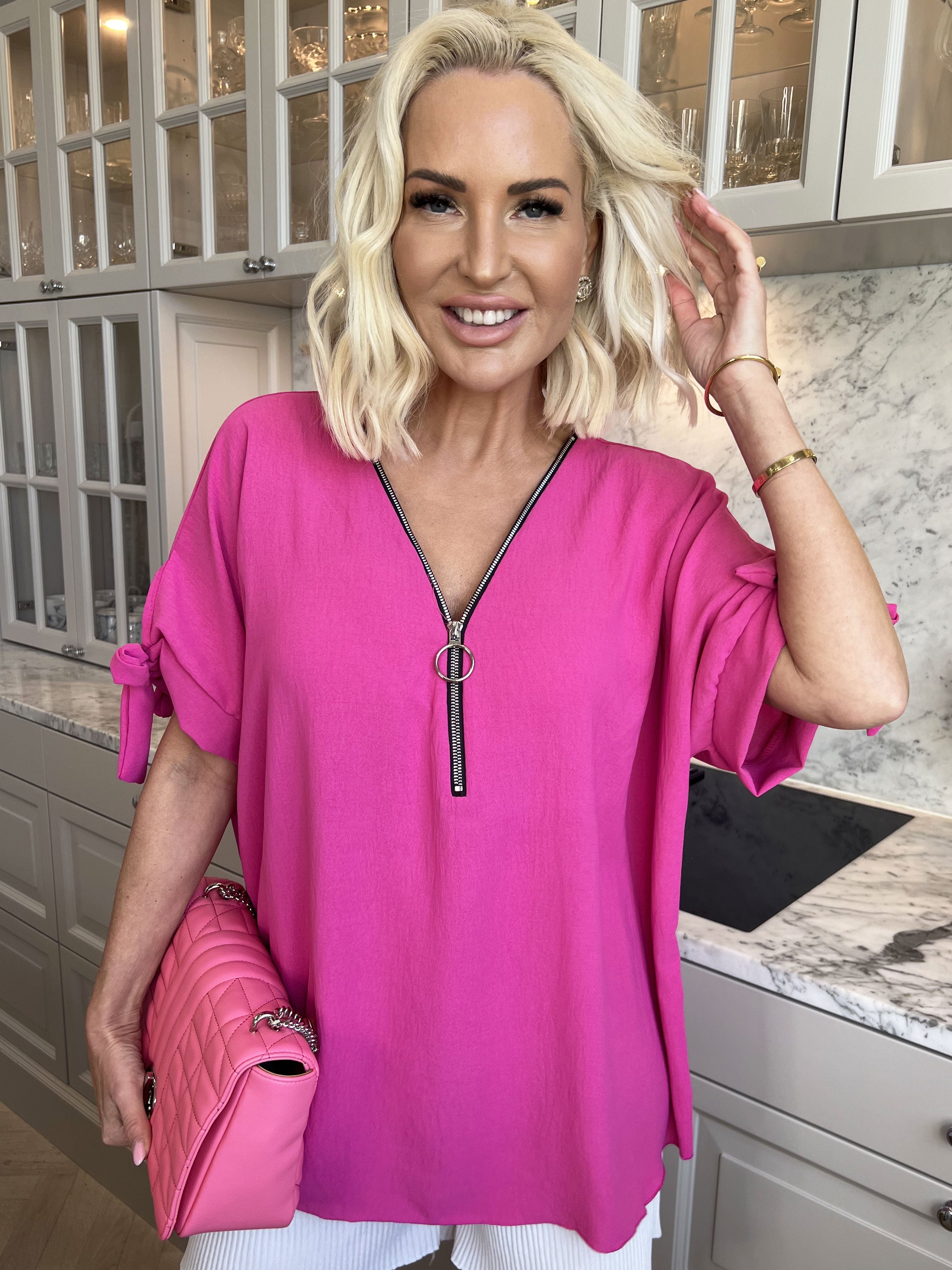 Frankie - Tunika med dragkedja och dragkedjeärmar