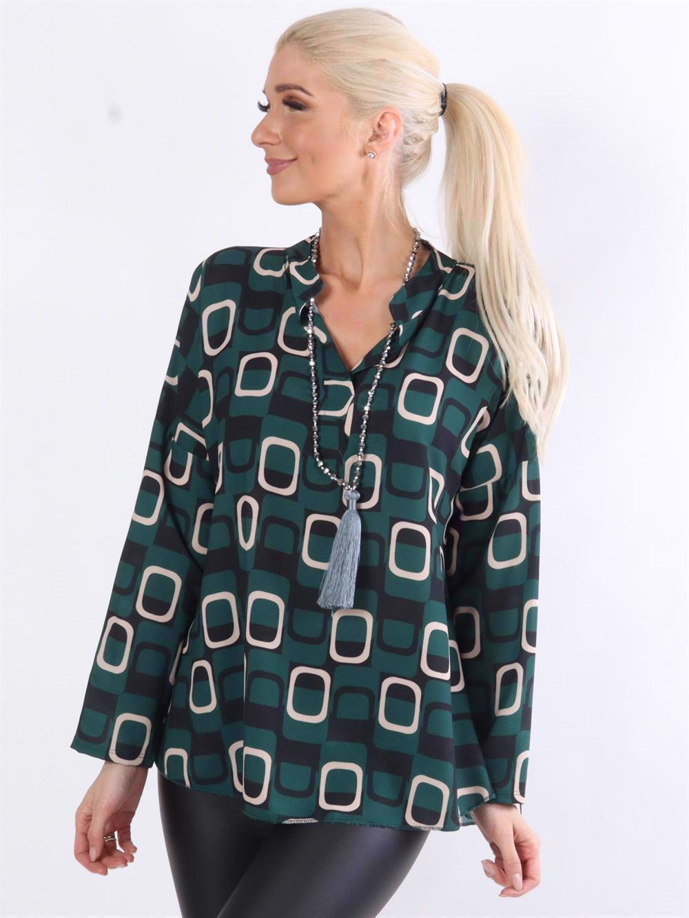 Ginny - Enkel tunika med v-ringning